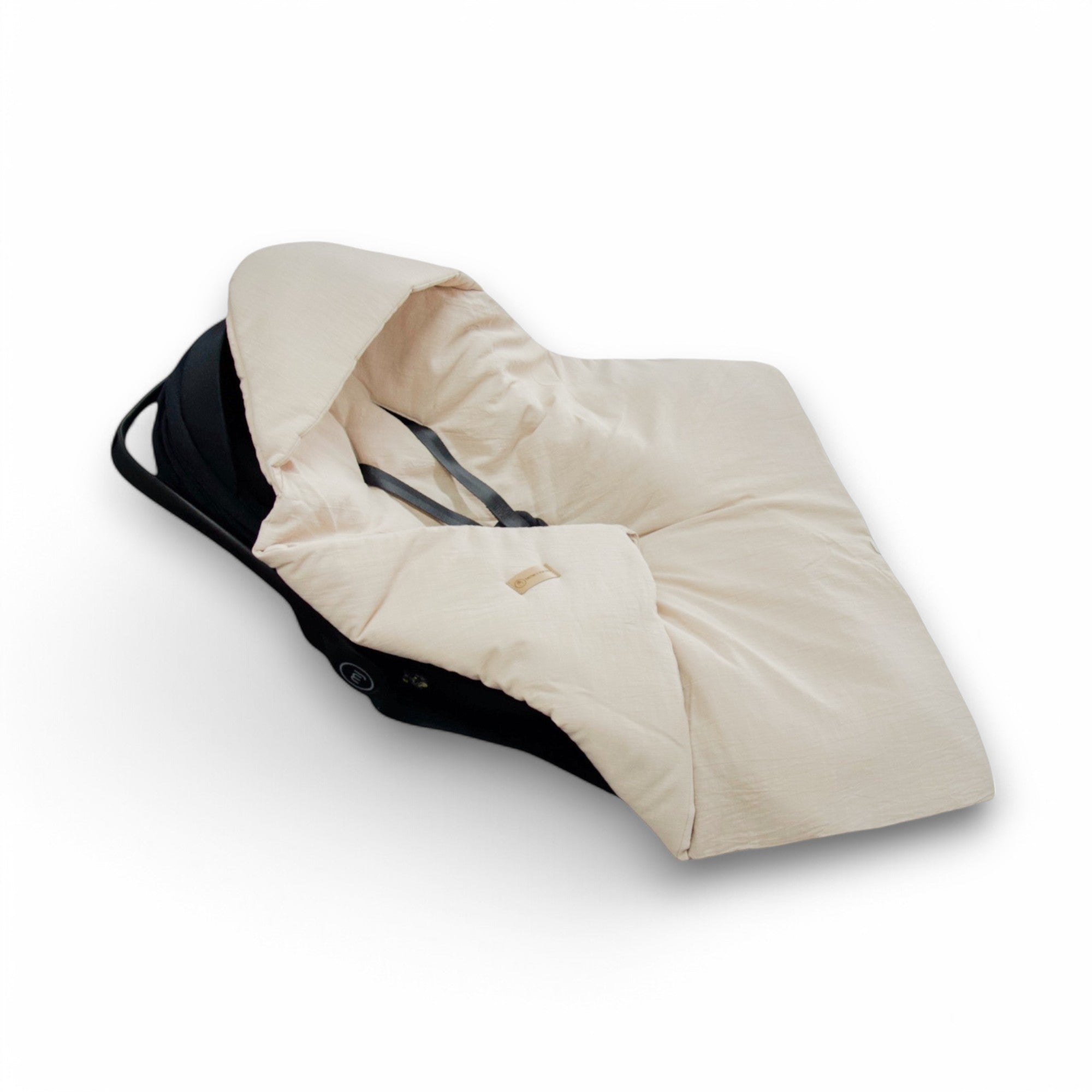 Einschlagdecke Leinen – Perfekt für Autoschale ganzjährig 2.5 TOG-Einschlagdecke Autoschale-District for Kids-Beige-2.5 TOG-District for Kids