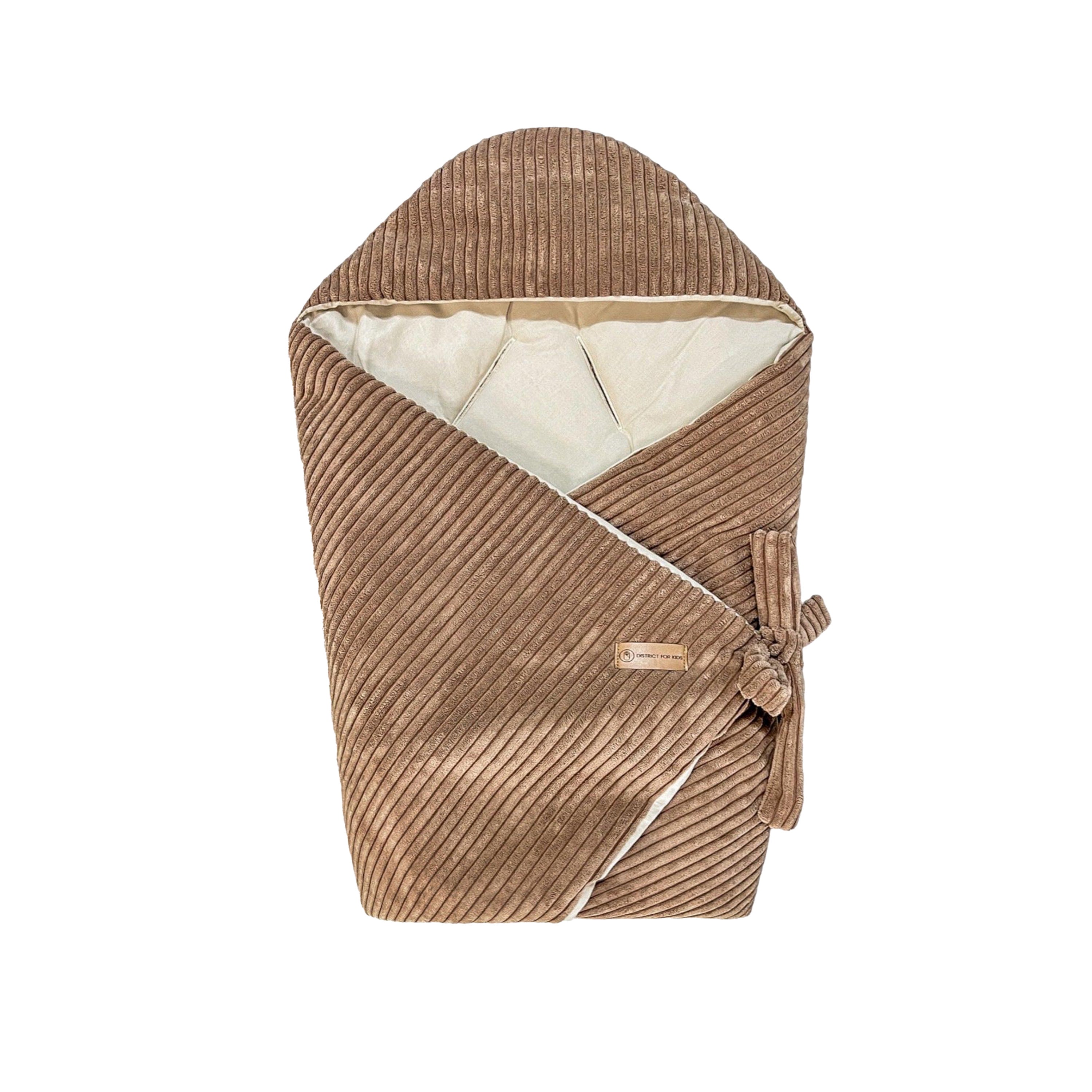 Einschlagdecke Cord – Perfekt für jede Autoschale Braun / 2.5 TOG Einschlagdecke Autoschale