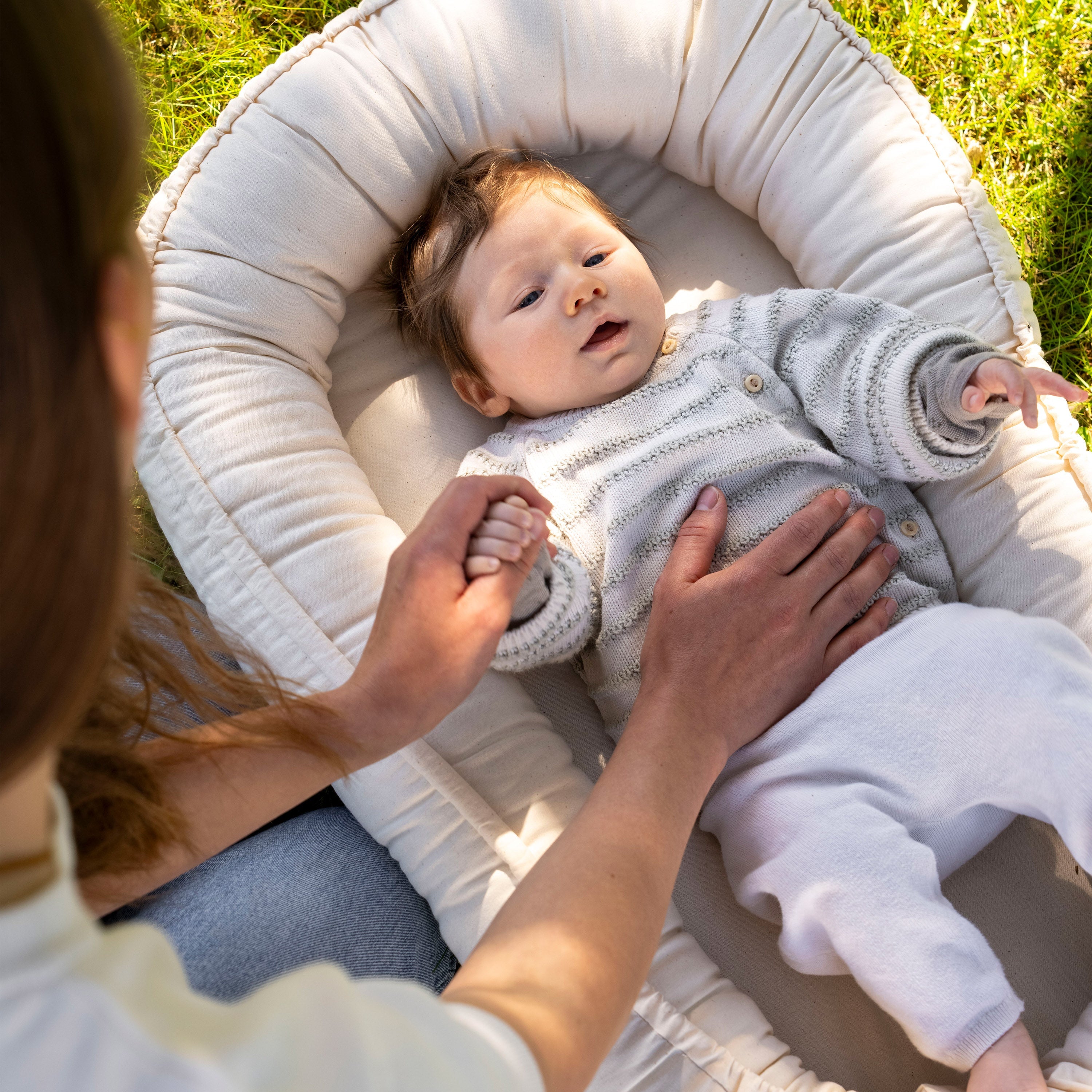 Babynestchen Baumwolle – Kuscheliger Baby-Kokon District for Kids