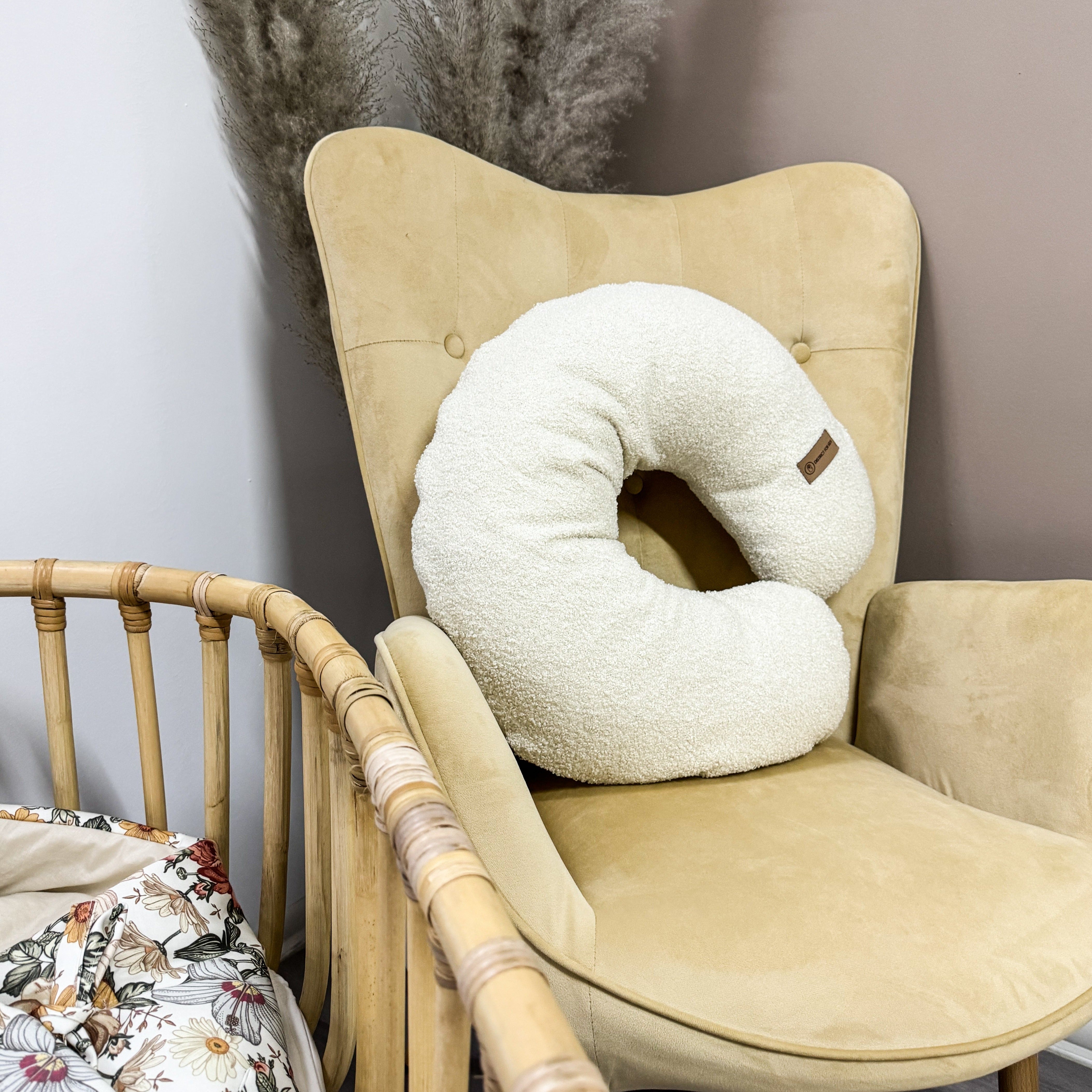 Ersatzbezug für Stillkissen Teddystoff Boucle-Stillkissen-District for Kids-Creme-District for Kids