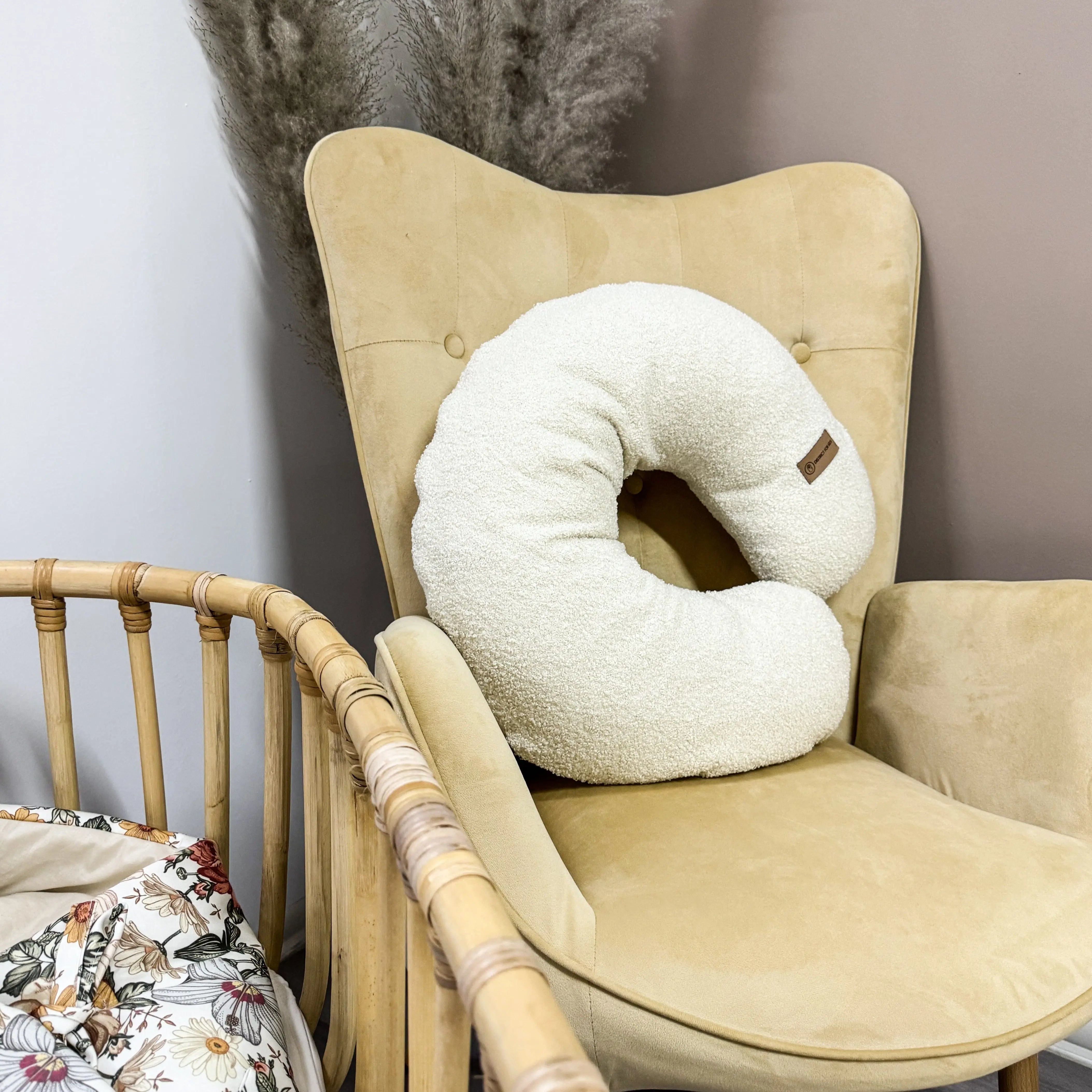 Ersatzbezug für Stillkissen Teddystoff Boucle-Stillkissen-District for Kids-Creme-District for Kids