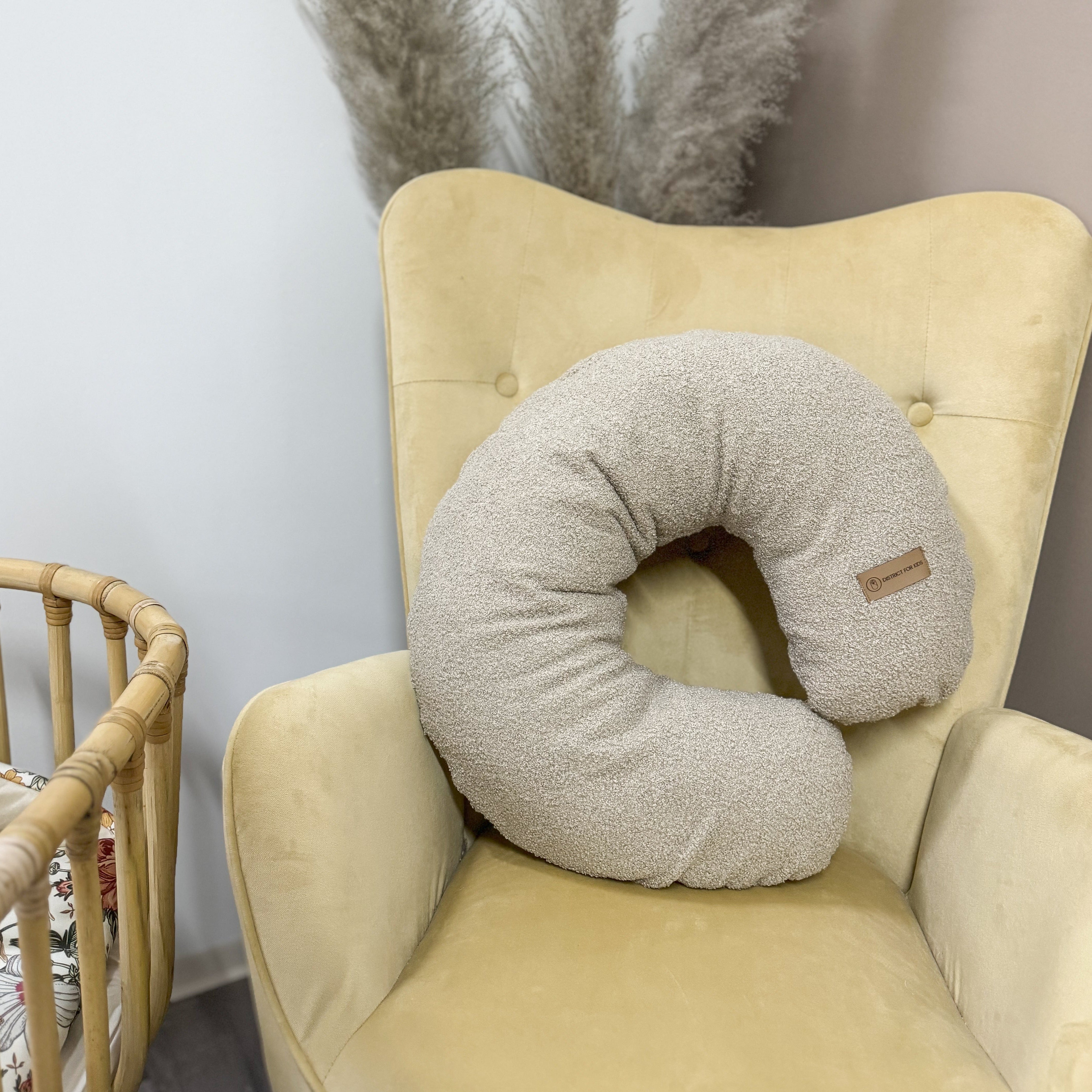 Ersatzbezug für Stillkissen Teddystoff Boucle-Stillkissen-District for Kids-Creme-District for Kids