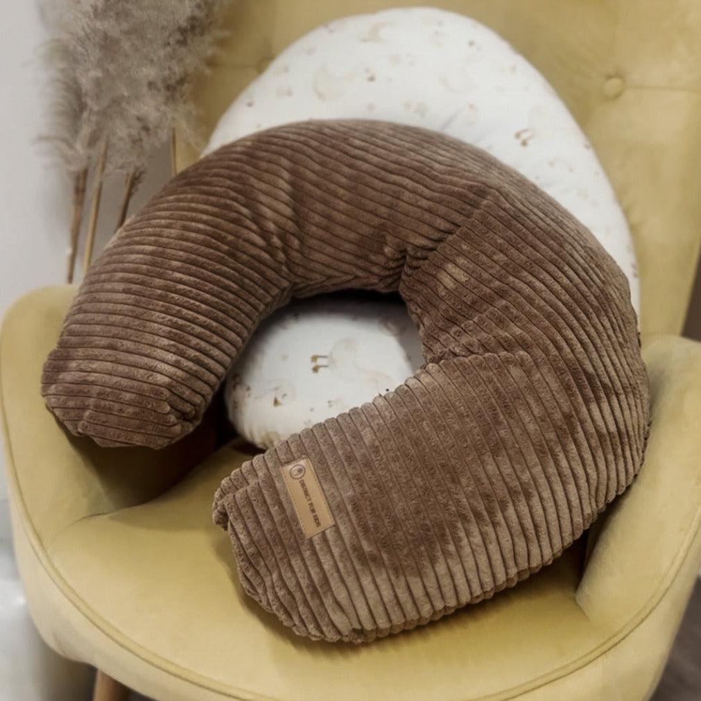 Ersatzbezug für Stillkissen aus Cord-Stillkissen-District for Kids-Creme-District for Kids