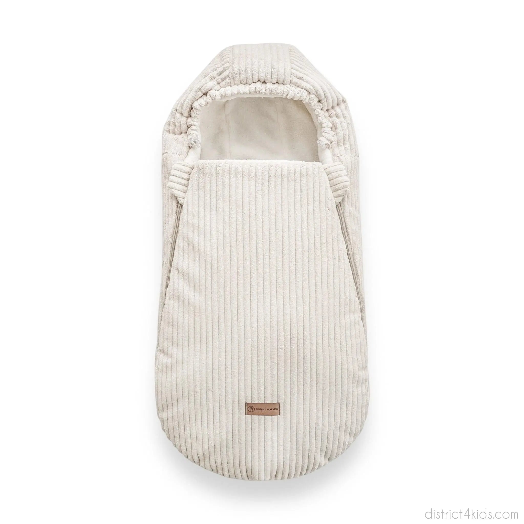 Fußsack Cord für Kinderwagen Autoschale-Winterfußsack-District for Kids-Creme-District for Kids