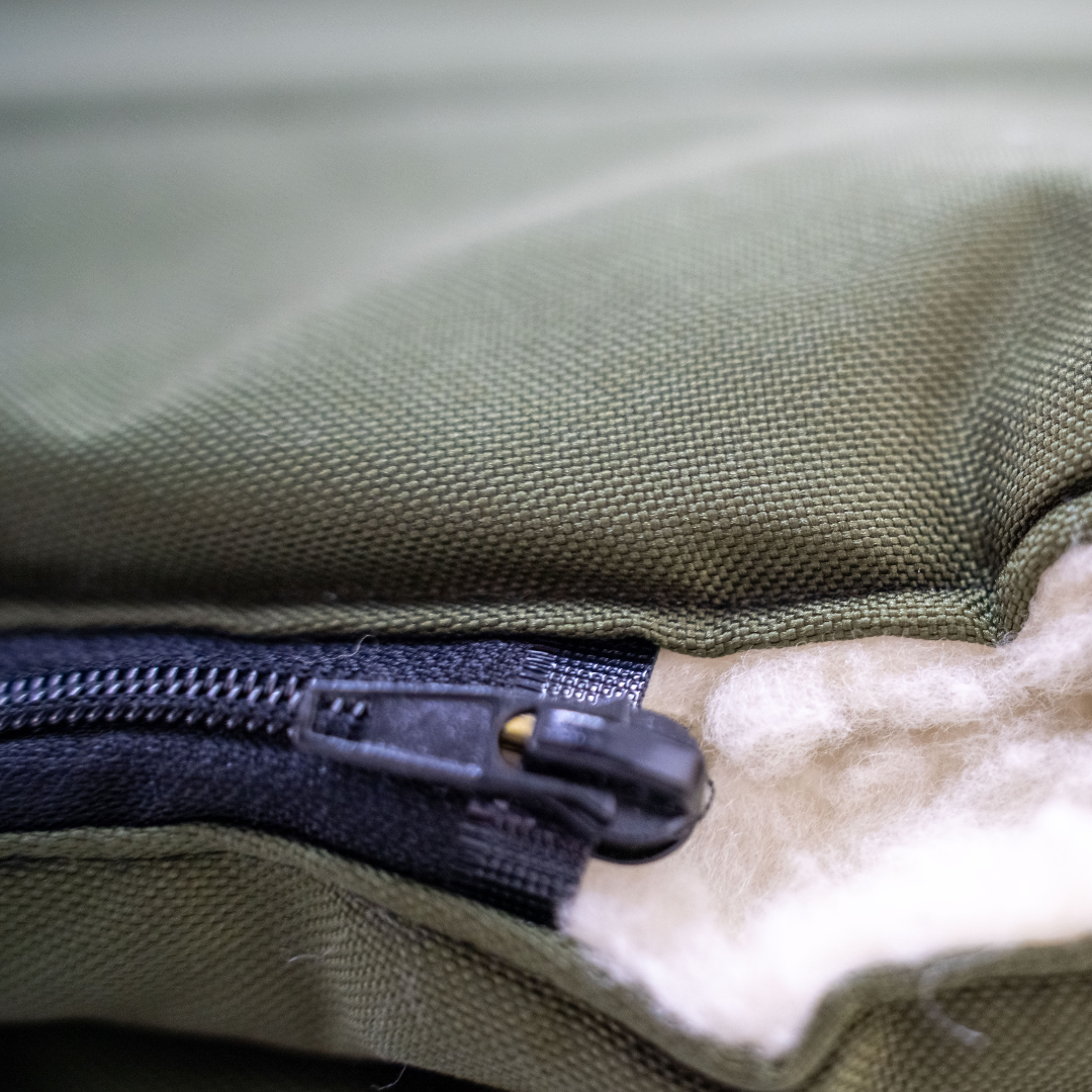 Fußsack wasserabweisend Merinowolle Kinderwagen, Buggy, Schlitten-Winterfußsack-District for Kids-Kahki-90cm-District for Kids