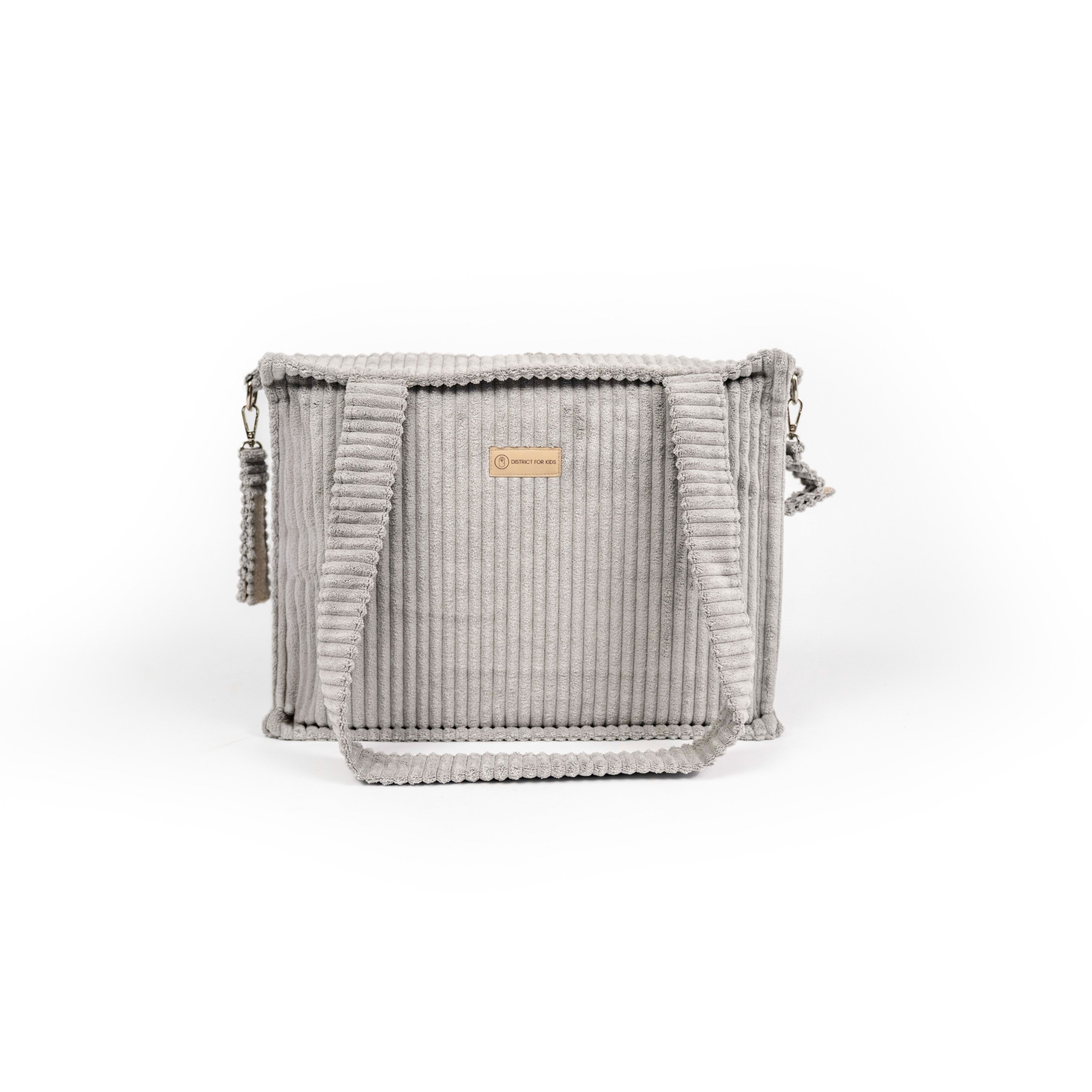 Kinderwagentasche Cube Cord | Wickeltasche - Grau - Wickeltasche