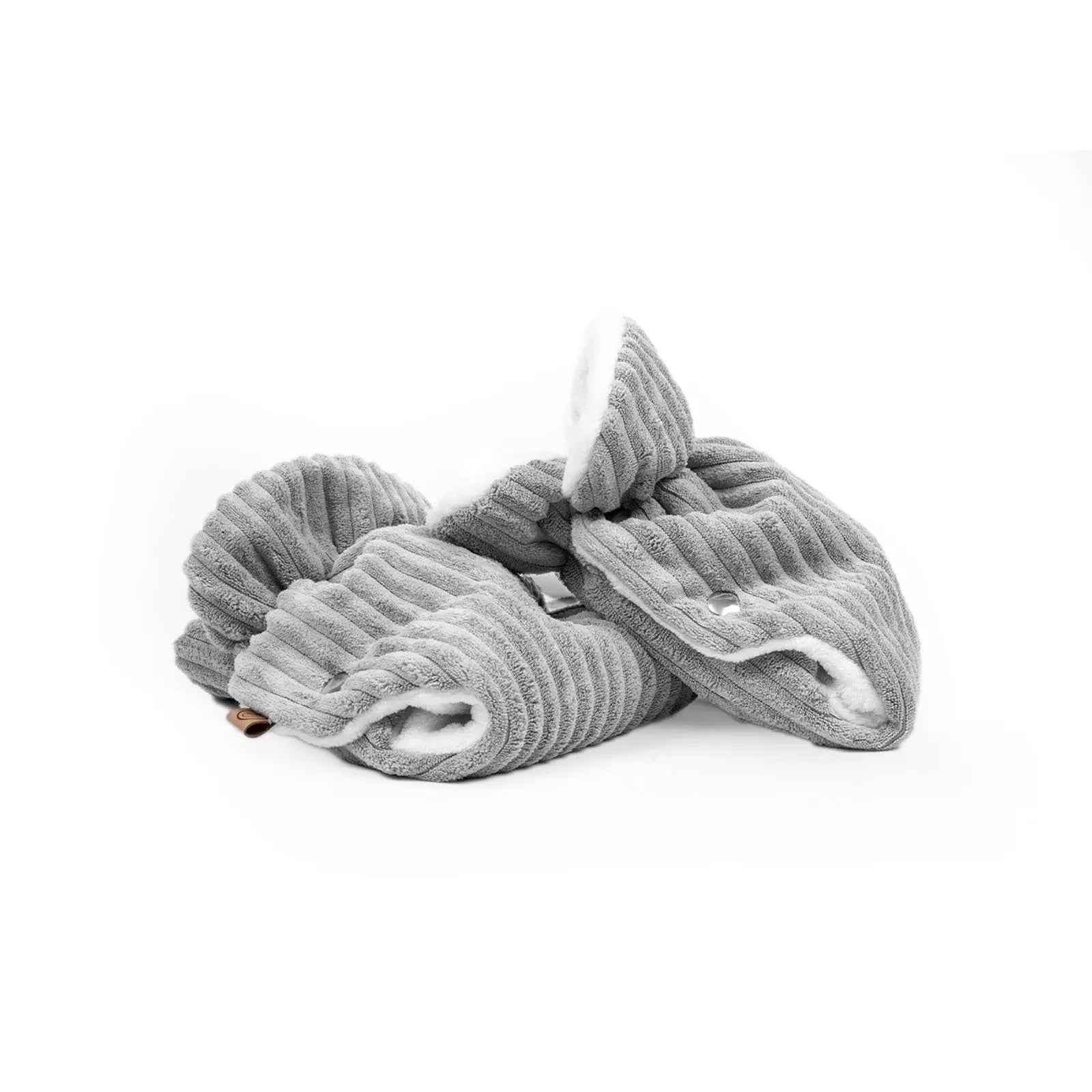 Handschuhe Cord für den Kinderwagen - Handwärmer - Grau - Winterfußsack