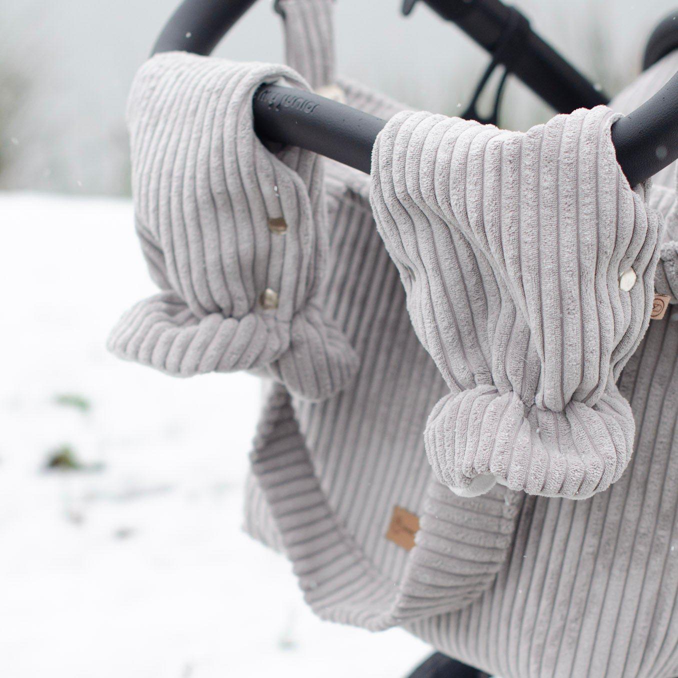 Handschuhe Cord Kinderwagen-Winterfußsack-District for Kids-Creme-District for Kids