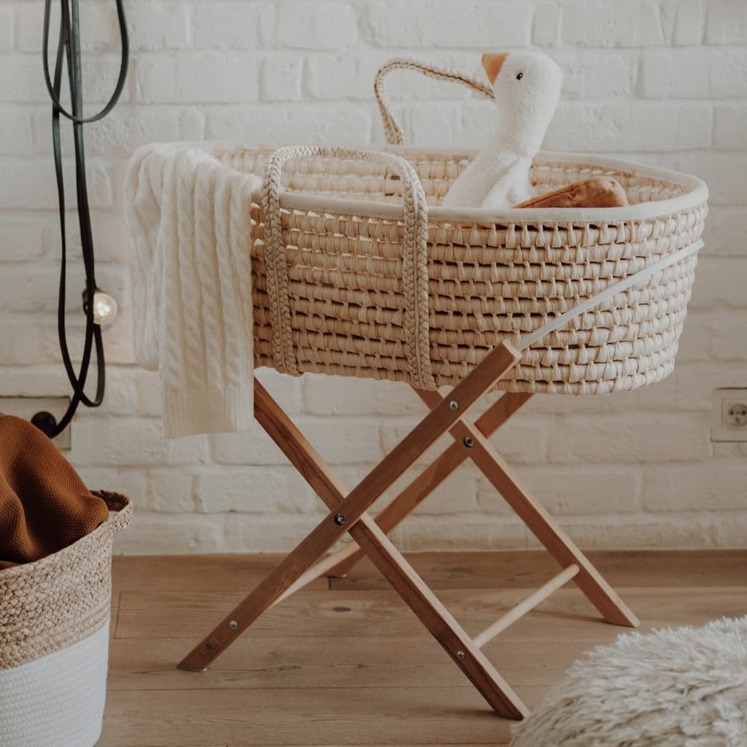 Holz Gestell für Moseskorb-Moseskorb Gestell-AhojBaby-Natur-District for Kids