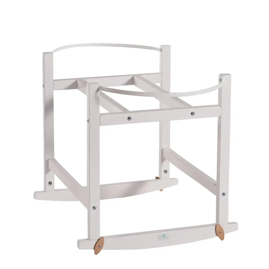 Holz Gestell für Moseskorb mit Wippfunktion | Rocking Stand-Moseskorb Gestell-AhojBaby-Natur-District for Kids