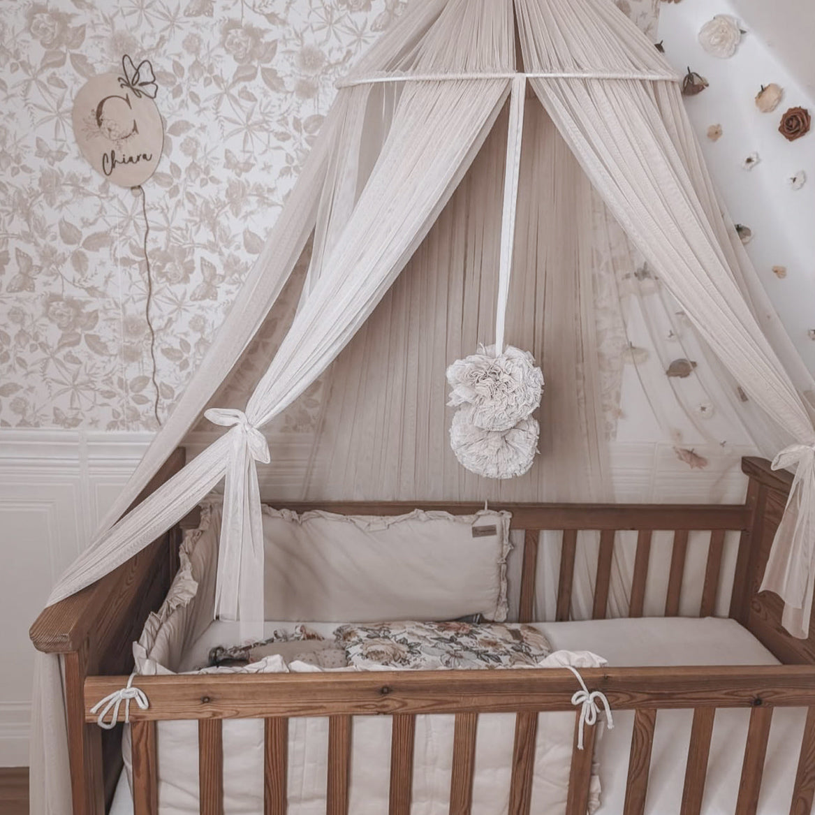 Baldachin aus Tüll – Traumhafte Deko für Baby- & Kinderzimmer - Baldachine & Betthimmel