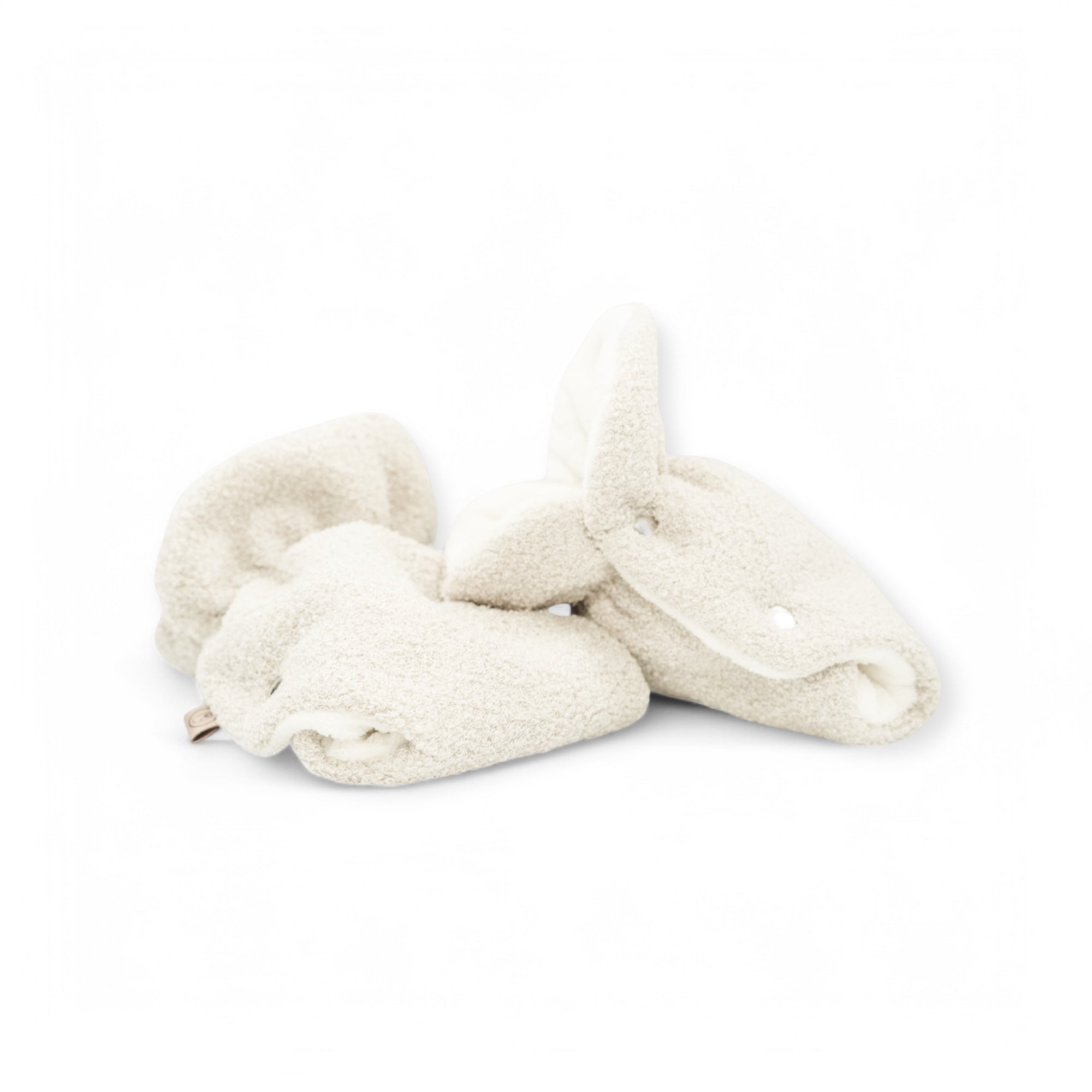 Handschuhe Boucle Teddystoff Kinderwagen - Handwärmer Creme Handschuhe