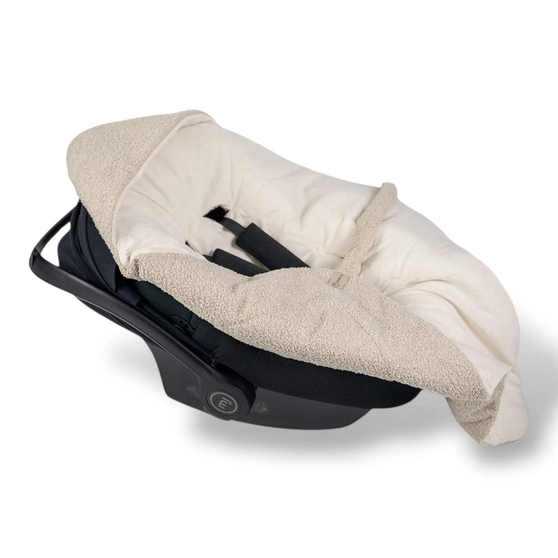 Einschlagdecke für Babyschale Teddystoff Bouclé | Warm & weich 2.5 TOG District for Kids