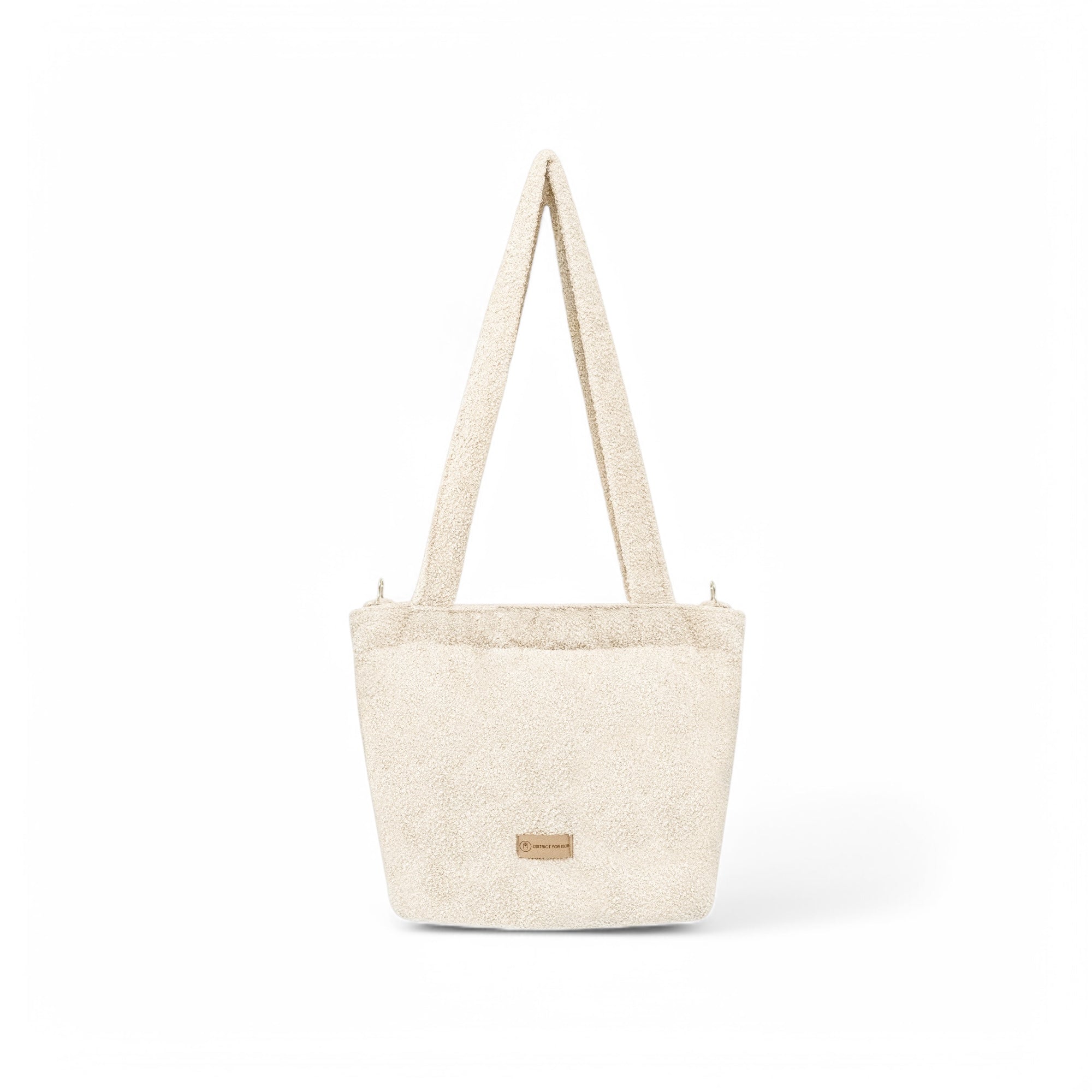 Wickeltasche Boucle Teddystoff für den Kinderwagen - Mom bag Wickeltasche