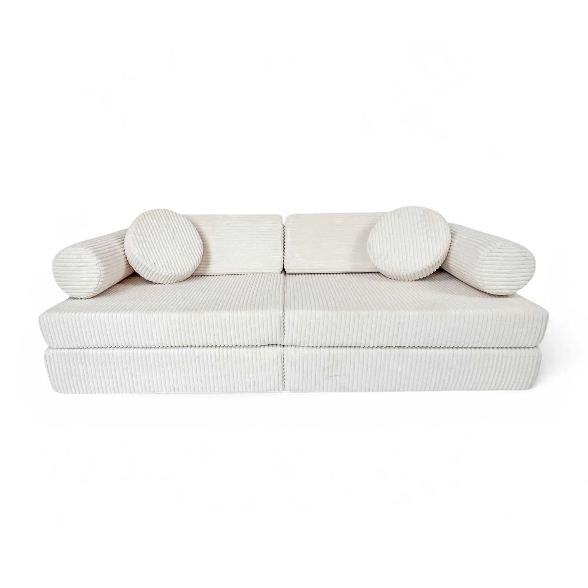 Spielsofa Cord – Kreativer Spielspaß & Gemütlichkeit - Creme - Spielsofa