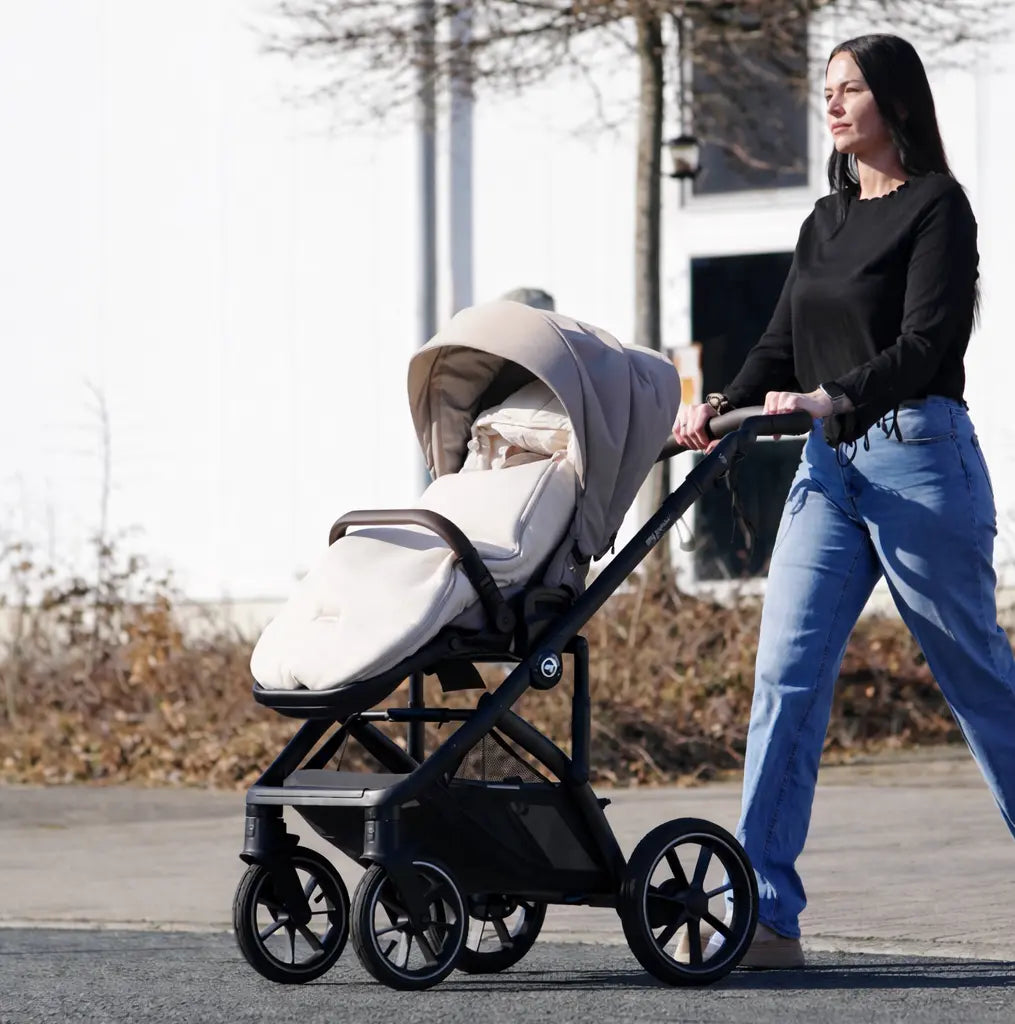 Fußsack aus Musselin – Atmungsaktiv für Kinderwagen, Babywanne & Autoschale District for Kids