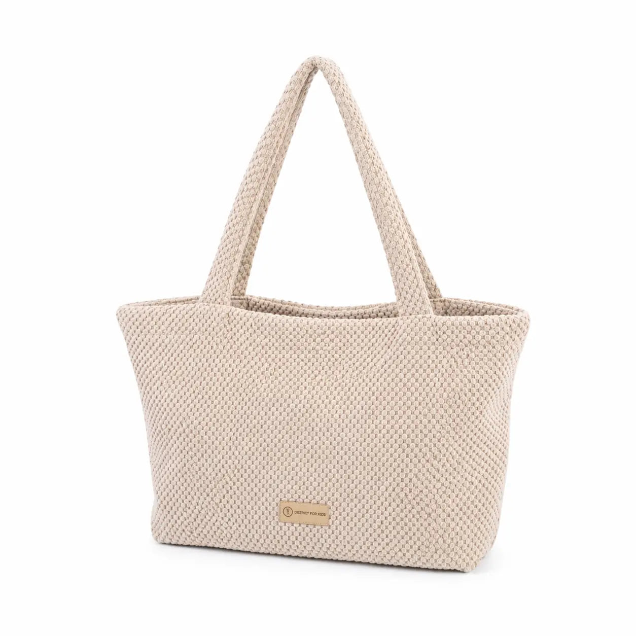 Shopper Mom Bag Waffelpique - Ideal für den Alltag, Kinderwagen, Cross Shoulder District for Kids