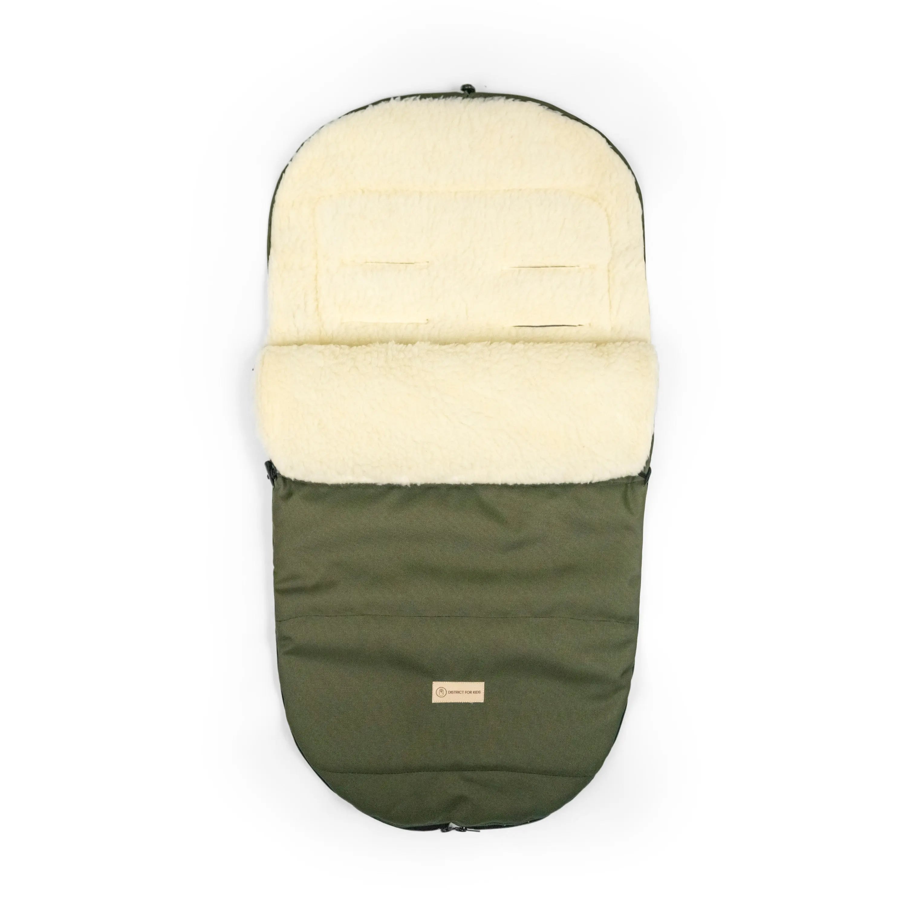 Winterfußsack wasserabweisend Innenfutter aus Merinowolle - Kinderwagen District for Kids