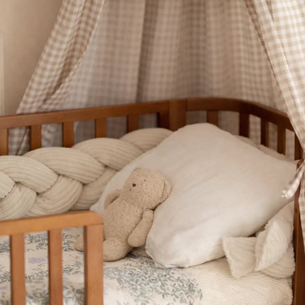 Bettschlange Baby geflochten Cord – Bettzopf & Bettumrandung fürs Babybett District for Kids