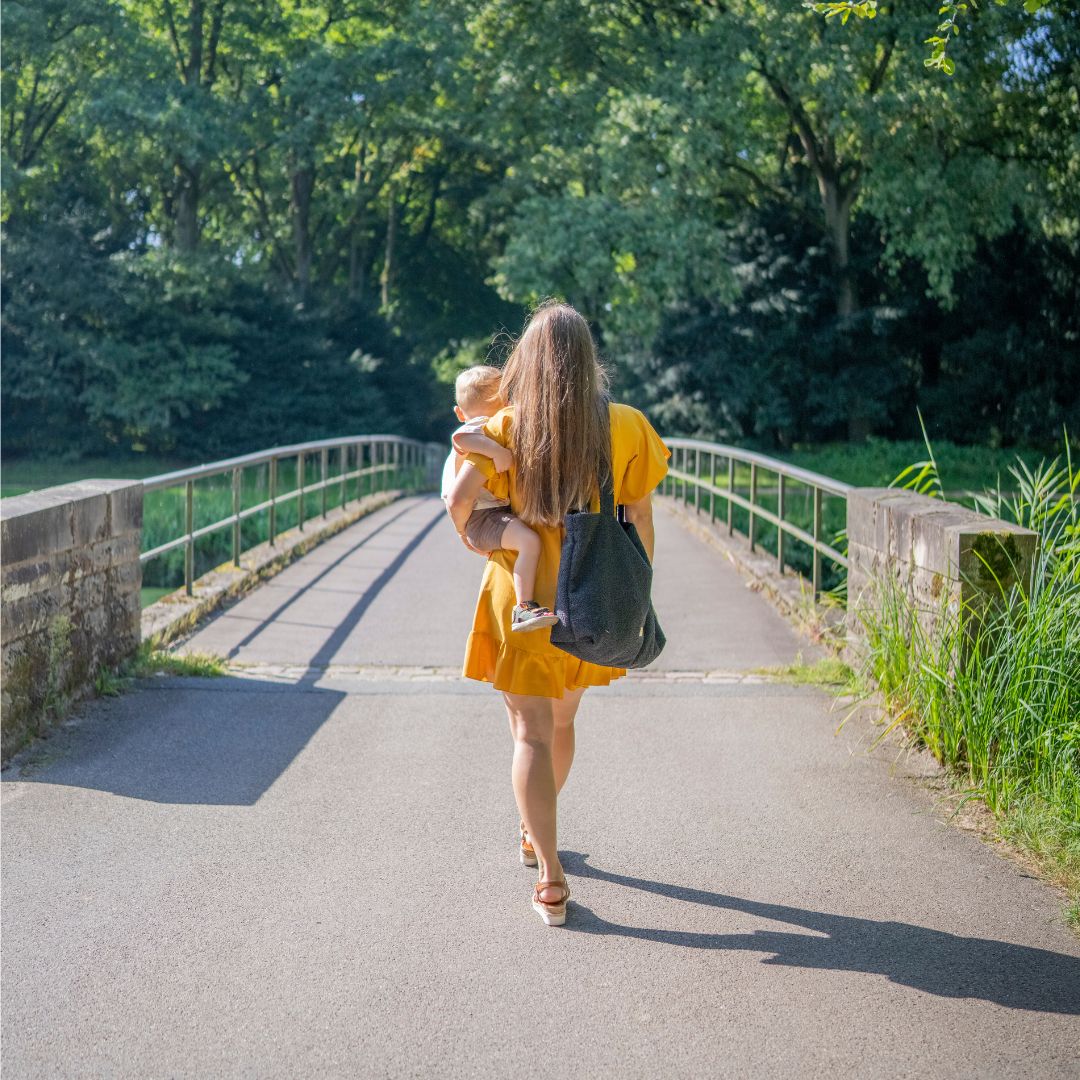 Shopper Mom Bag Boucle Teddystoff- Ideal für den Alltag Kinderwagen Cross Shoulder - Wickeltasche
