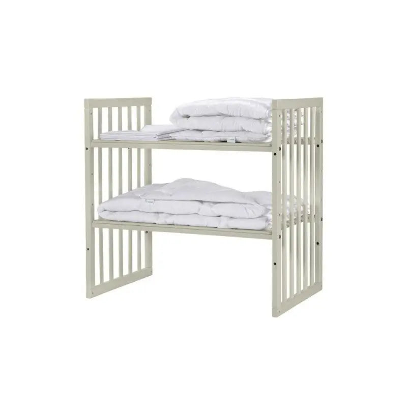 Mitwachsendes Babybett 7-in-1 – Ein Bett für viele Jahre | Quadratische Form-Babybett-Waldin-Natur-District for Kids