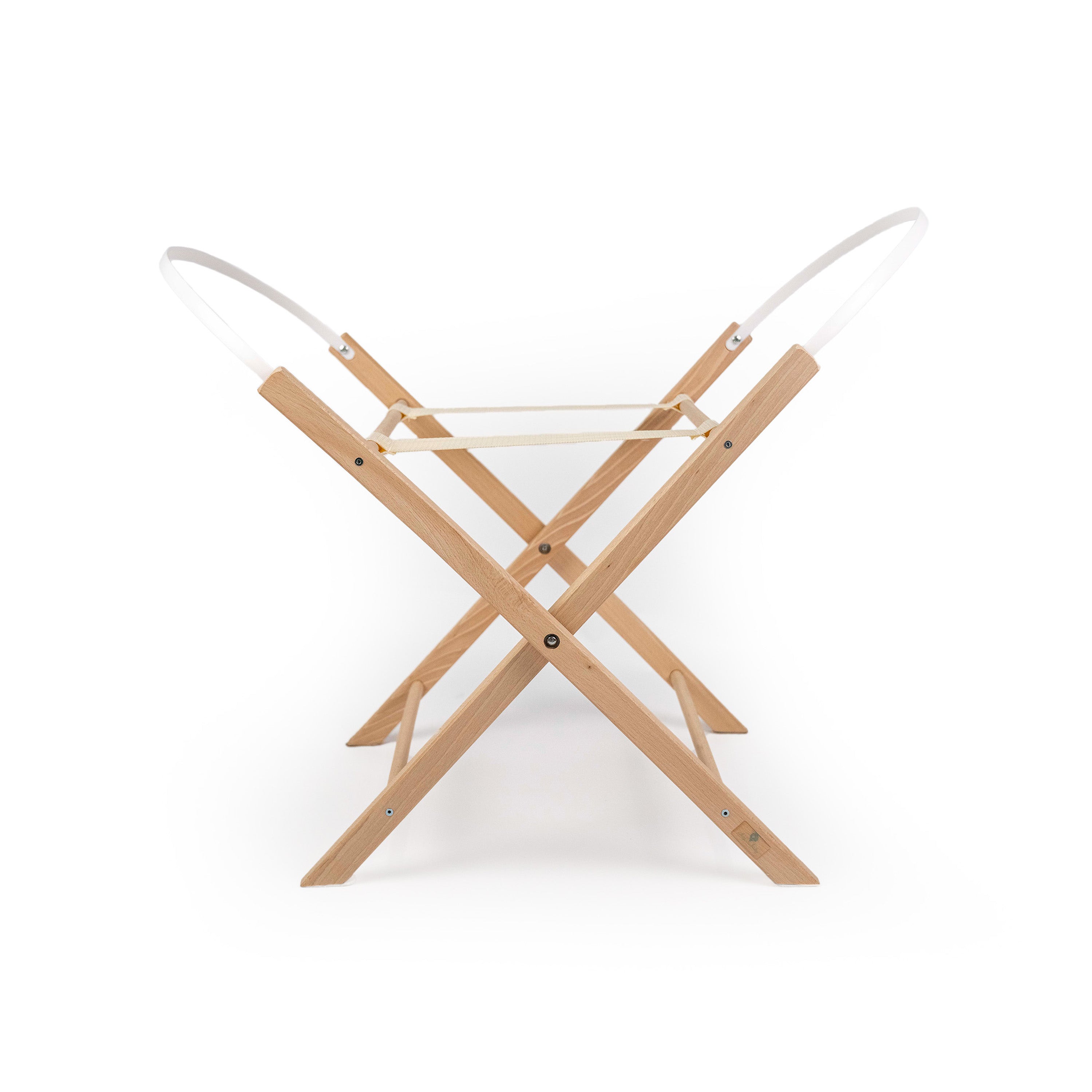 Moseskorbgestell klappbar - mobil stabil & stilvoll - Natur - Moseskorb Gestell