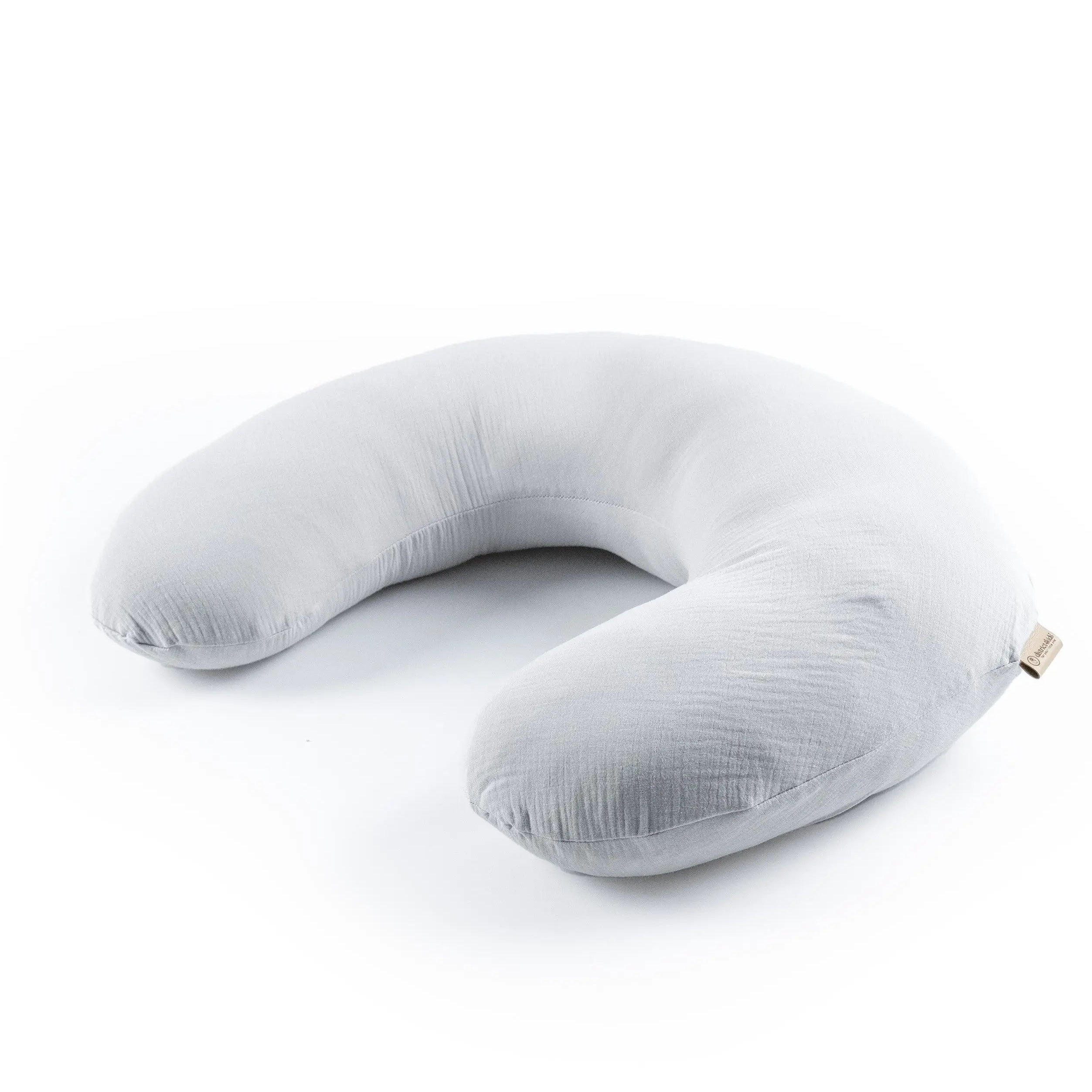 Stillkissen U-Form Musselin abnehmbaren Bezug – ergonomisch, Oeko-Tex, Halbmond District for Kids