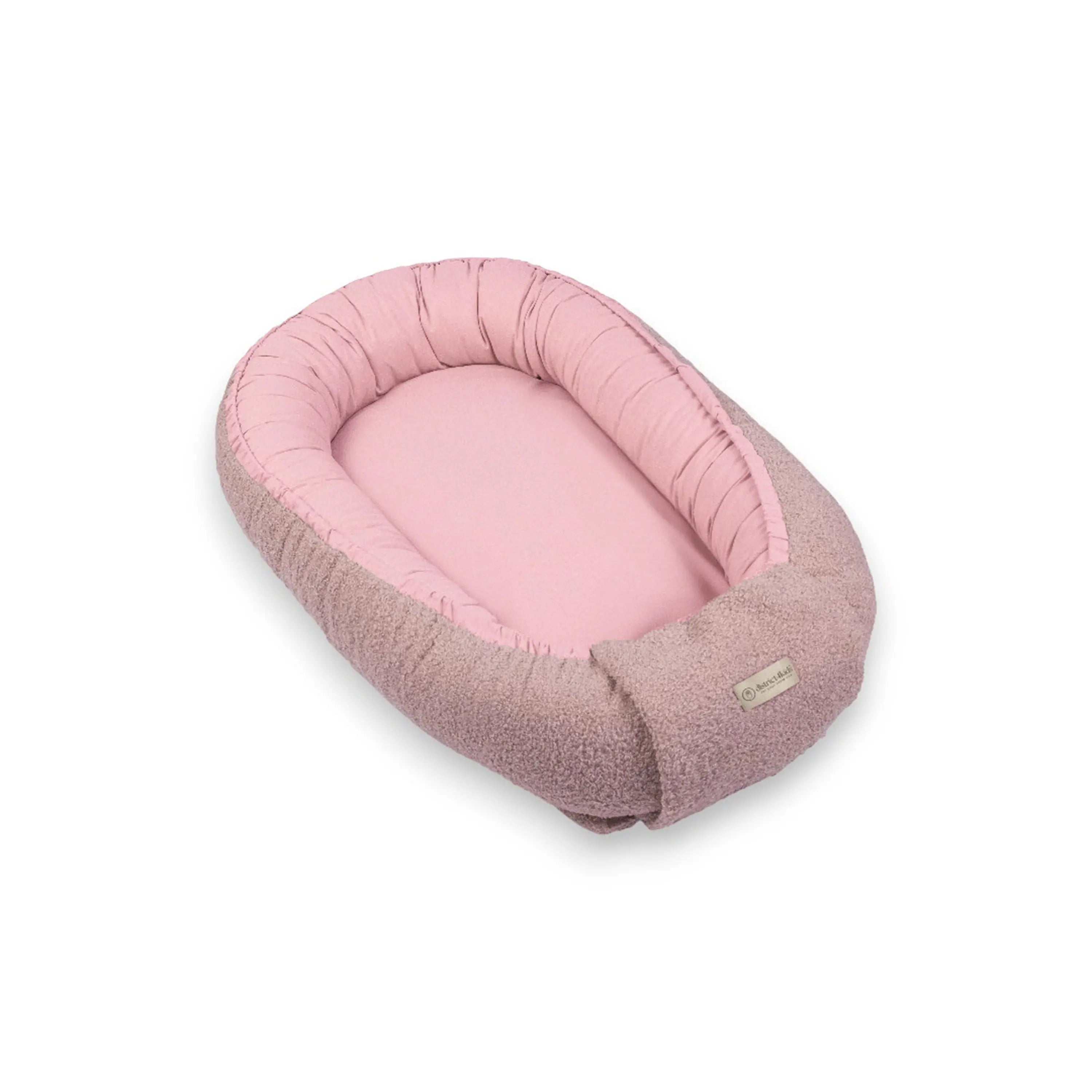 Babynest für Puppen & Kuscheltiere - Teddystoff Boucle District for Kids