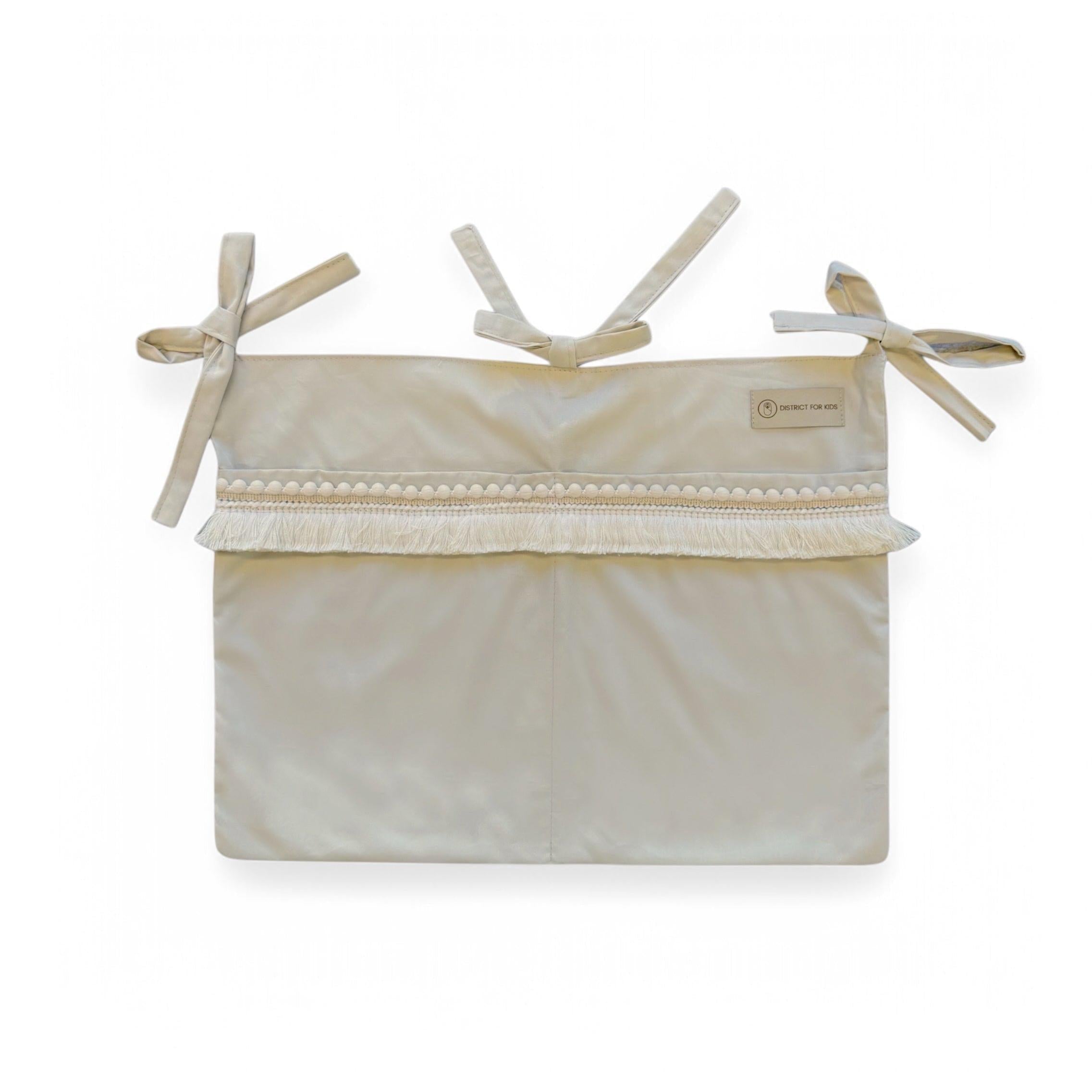 Organizer Boho zum Aufhängen an Baby- oder Kinderbett-Organizer-District for Kids-Beige-District for Kids