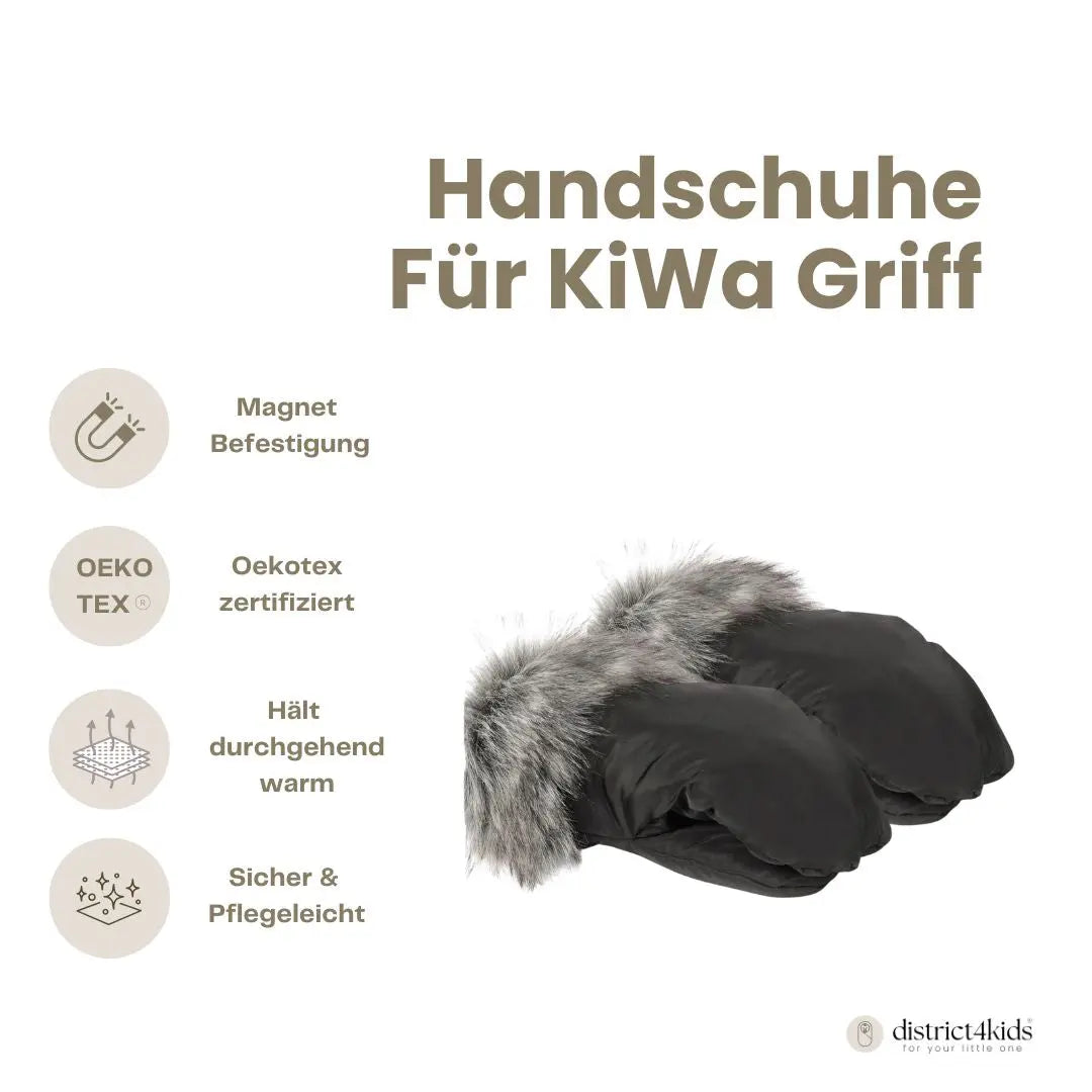 Handschuhe mit Fell für Kinderwagen – Handwärmer District for Kids