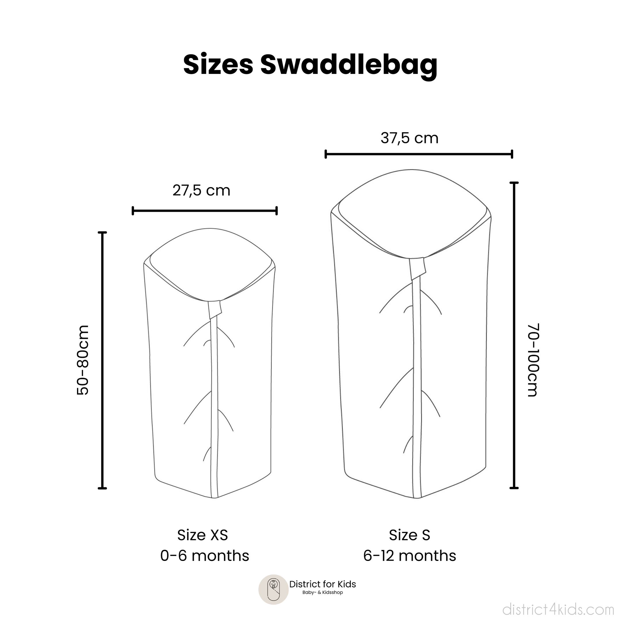 Pucksack Leinen creme mitwachsend - Atmungsaktiver Babyschlafsack - Pucksack