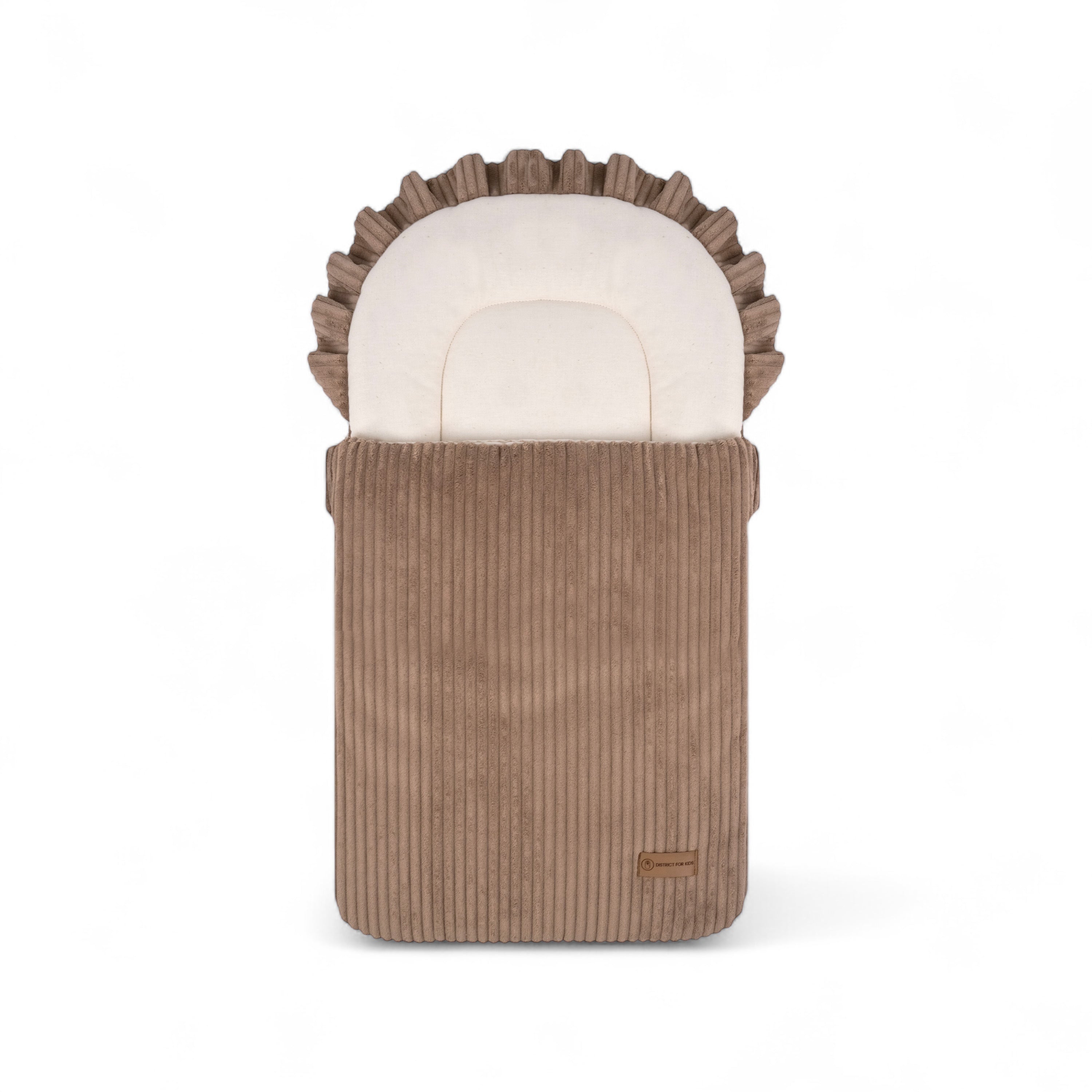 Babyschlafsack Dreamy Cord – Kuscheliger Ganzjahresschlafsack - Braun / 75 cm / 2.5 Wert - Babyschlafsack