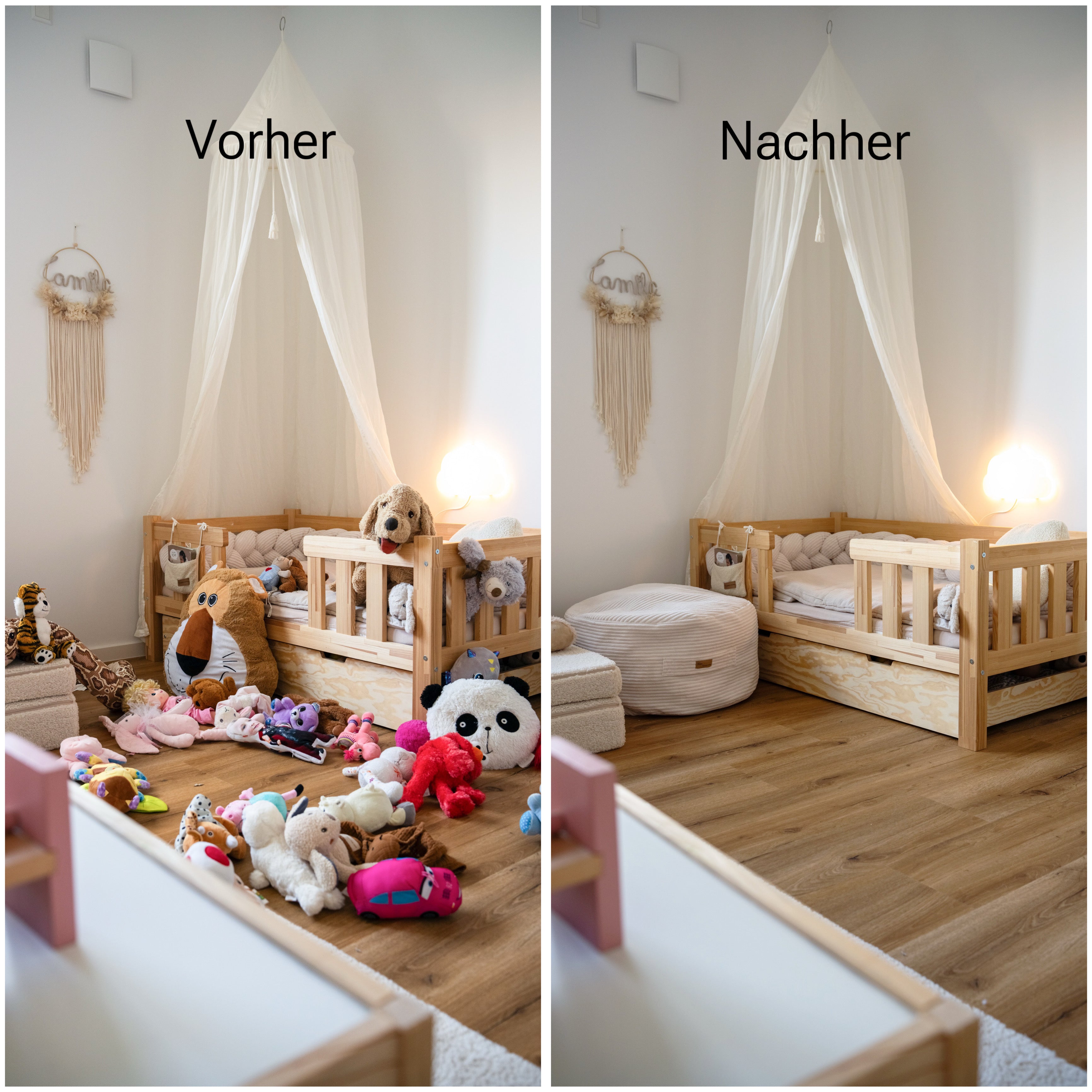 Sitzsack Cord zur Aufbewahrung von Stofftieren | Hide and Seat by Kisu-Sitzsack-District for Kids-Creme-District for Kids