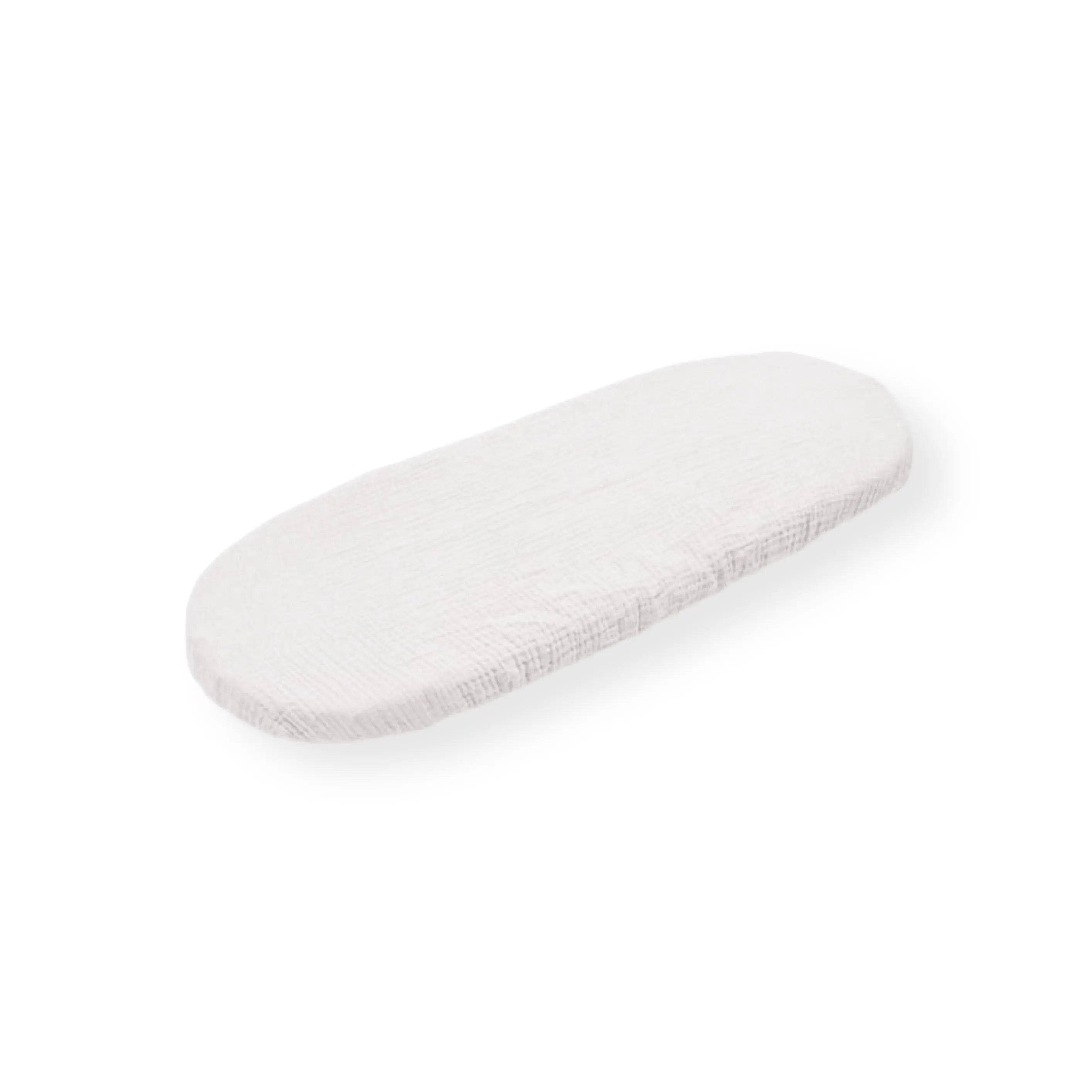 Spannbetttuch Musselin für Moseskorb, Babywanne oder Wiege-Bettlaken-District for Kids-Weiß-40x80 cm-District for Kids