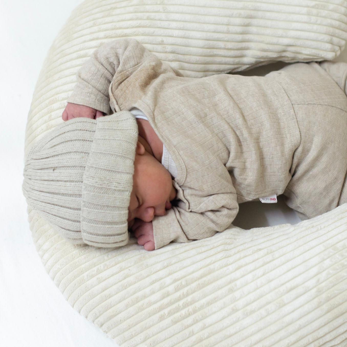 Stillkissen Cord mit abnehmbarem Bezug U-förmig-Stillkissen-District for Kids-Creme-District for Kids