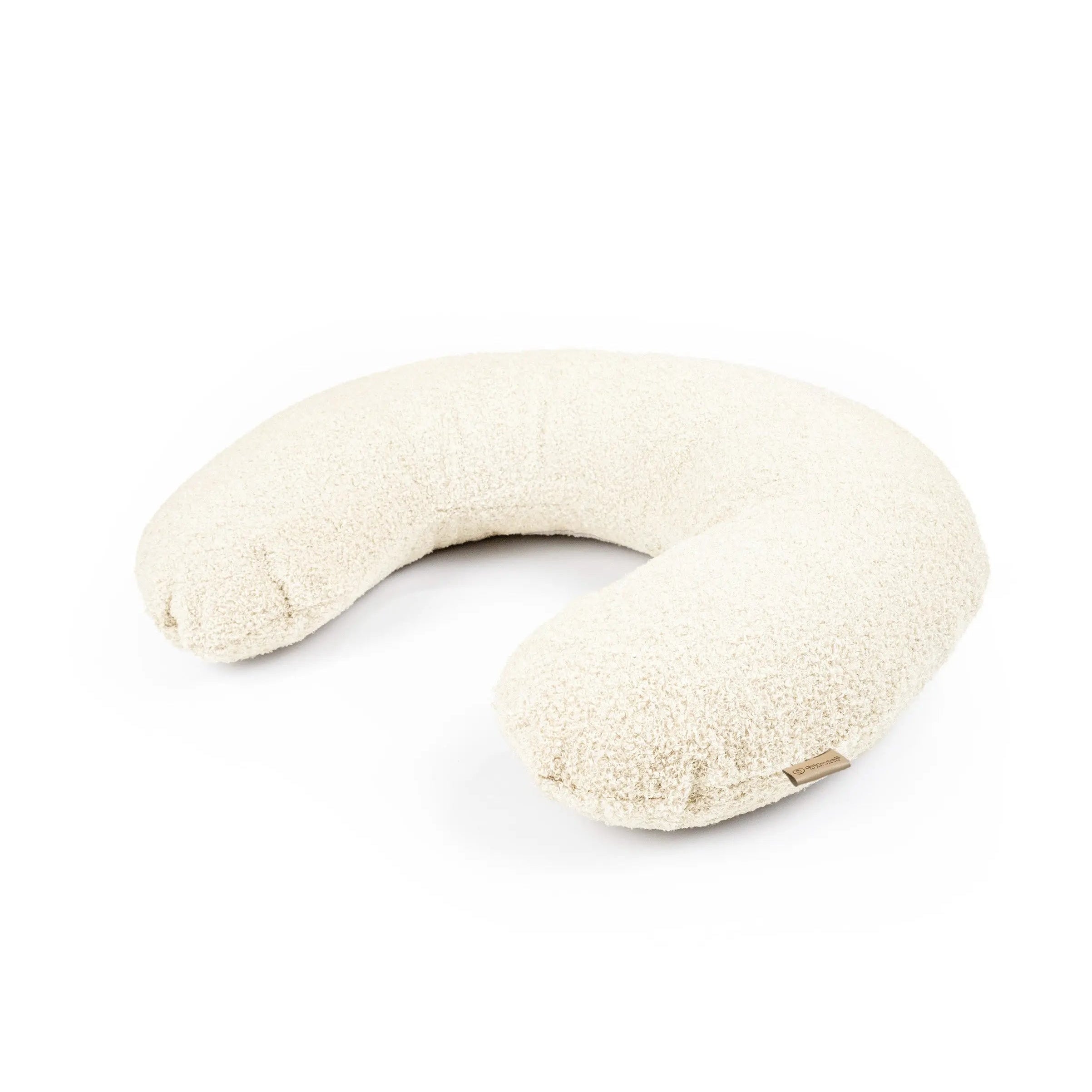 Stillkissen U-Form Teddystoff Bouclé abnehmbaren Bezug – ergonomisch, Oeko-Tex, Halbmond District for Kids