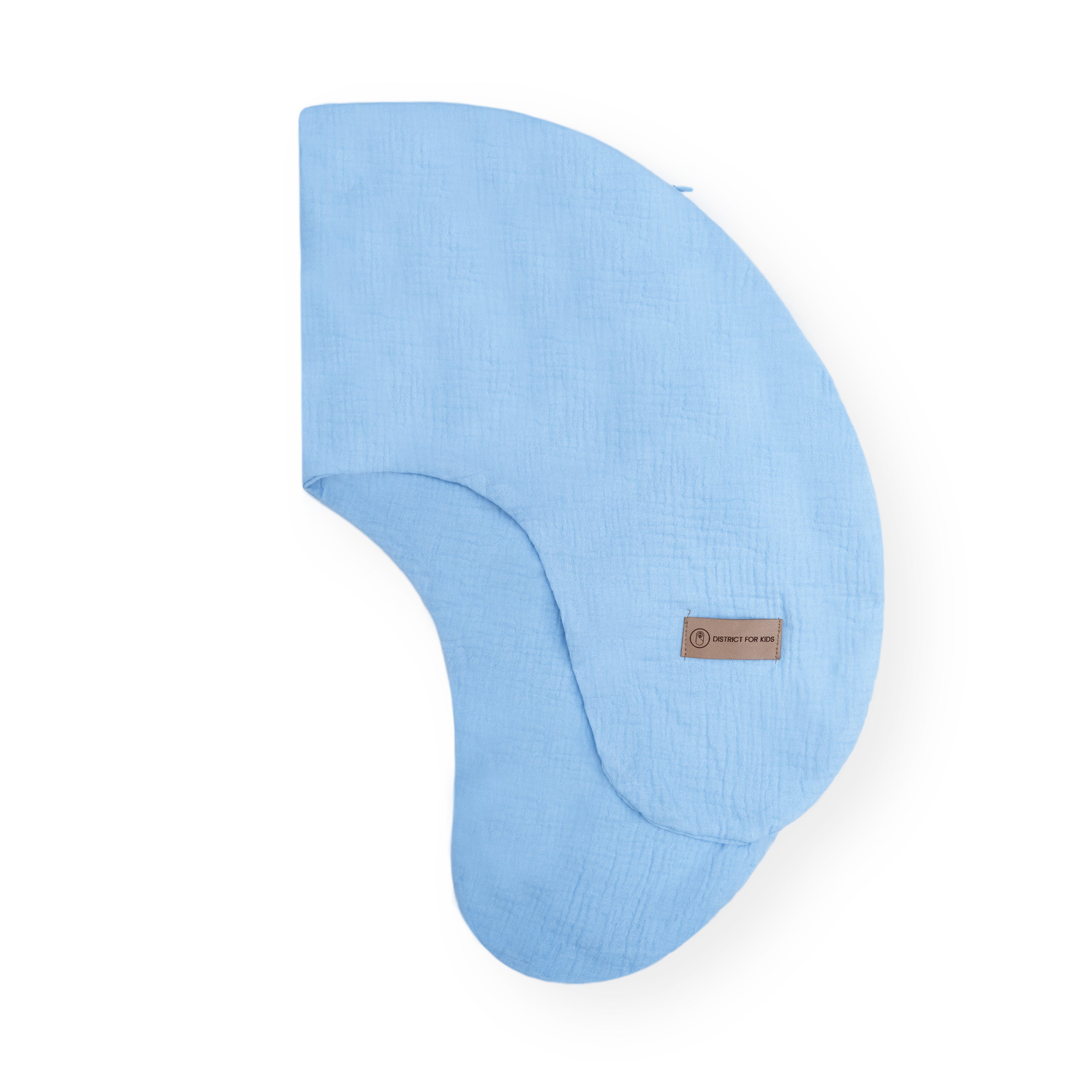 Stillkissen-Ersatzbezug aus Musselin - Blau - Stillkissen