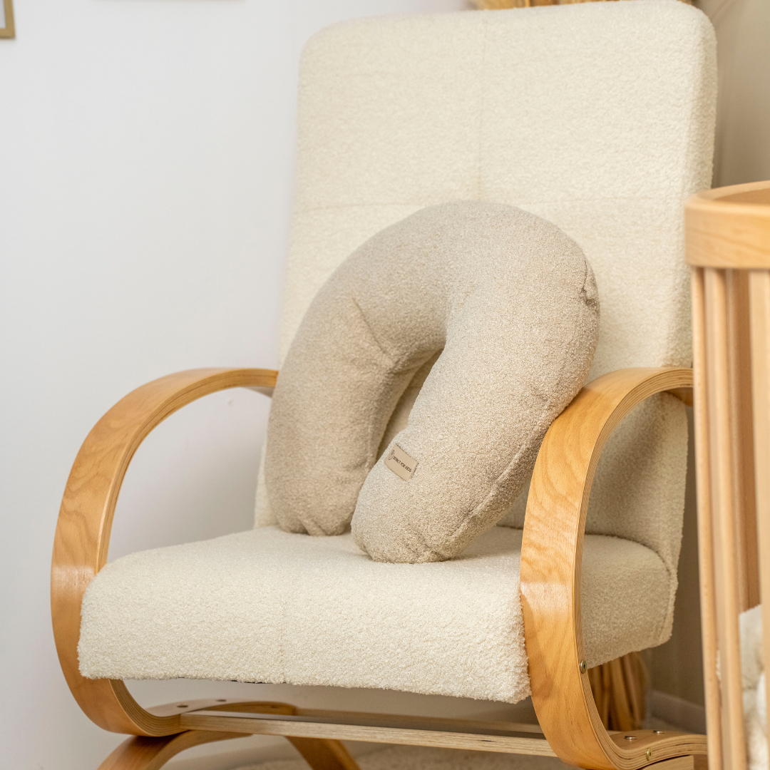 Stillsessel aus Teddystoff Boucle – Ergonomisch gemütlich & modern - Stillsessel