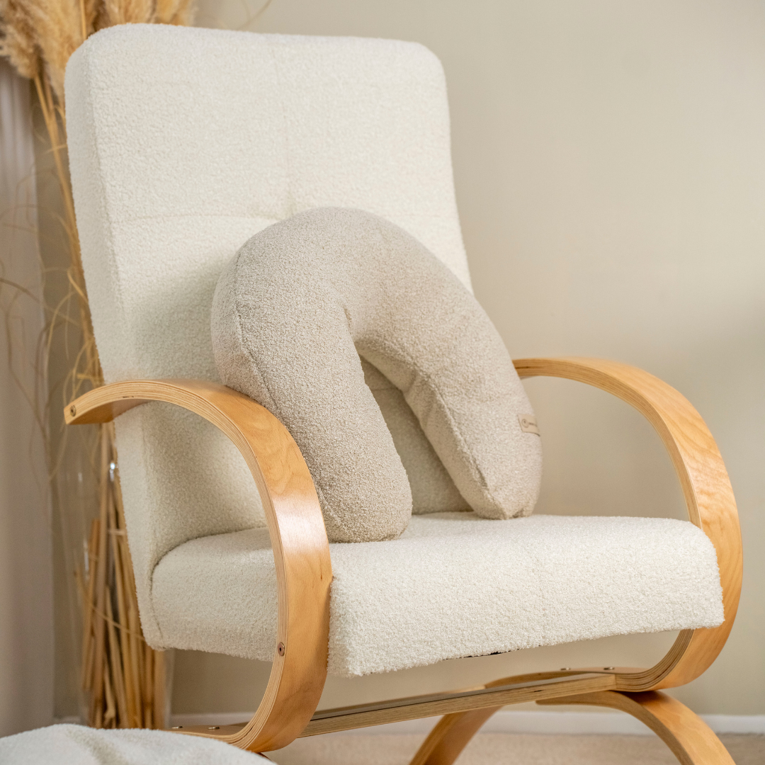 Stillsessel aus Teddystoff Boucle – Ergonomisch gemütlich & modern - Stillsessel