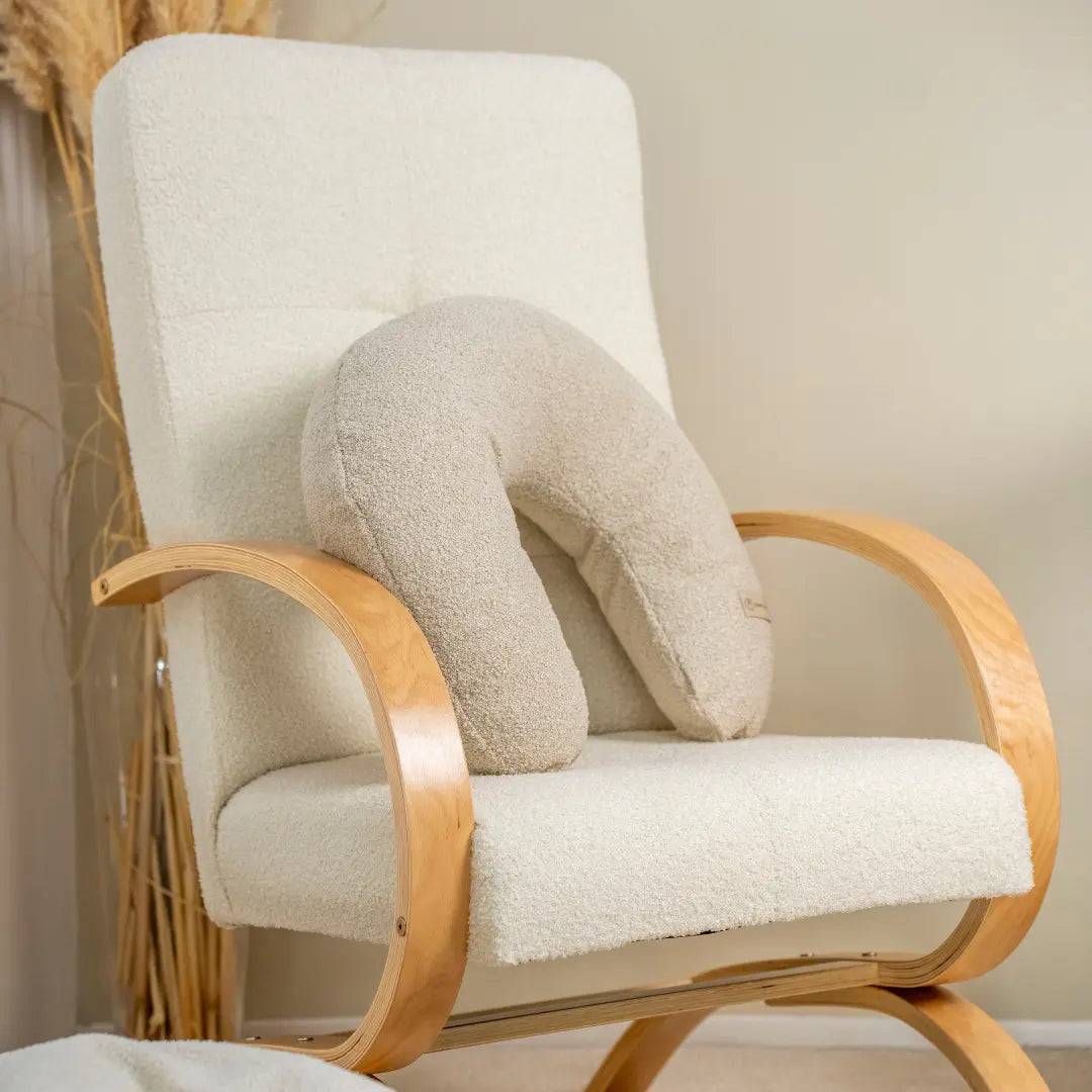 Stillsessel aus Teddystoff Boucle – Ergonomisch gemütlich & modern - Stillsessel