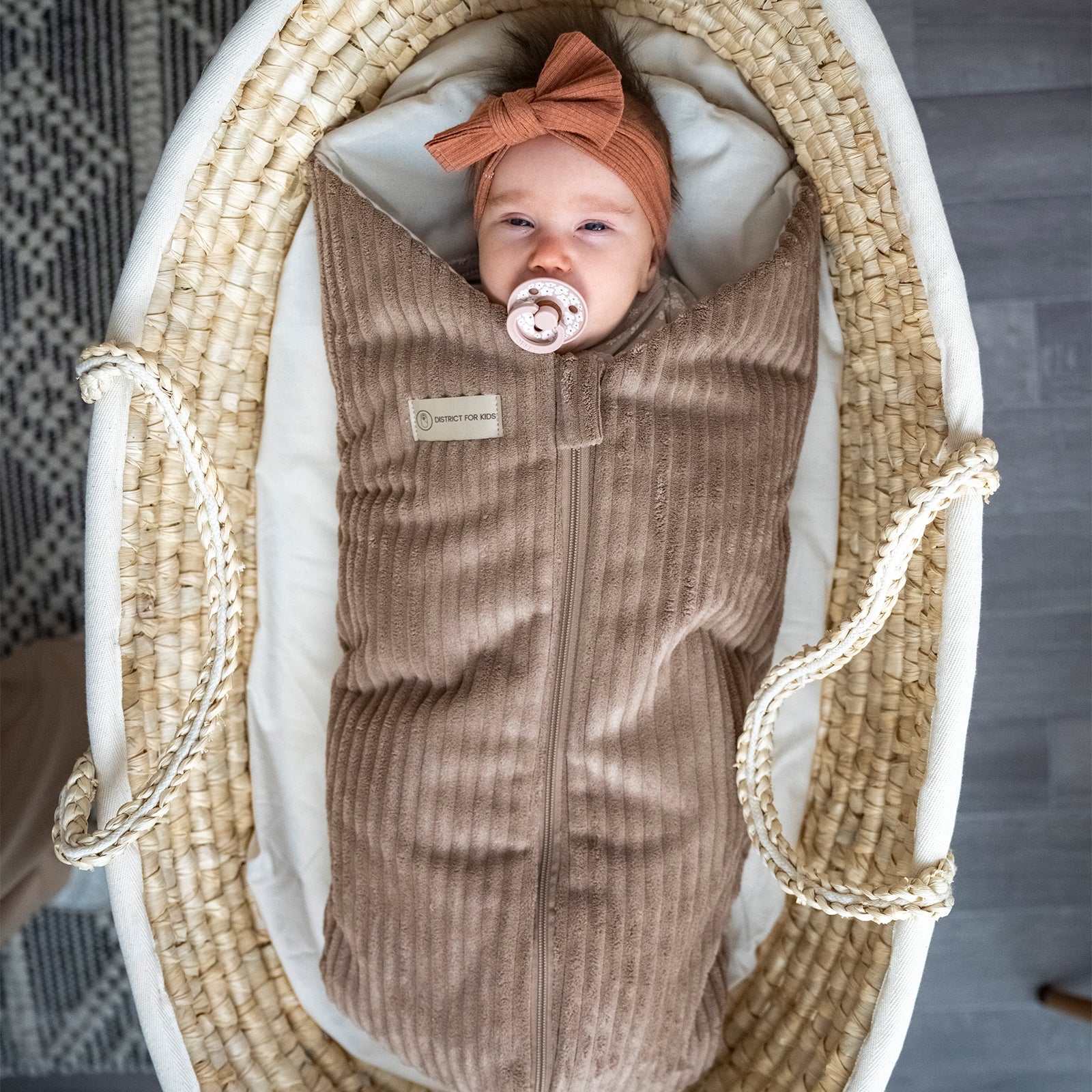 Pucksack Cord mitwachsend - Wärmender Ganzjahres Babyschlafsack - Pucksack