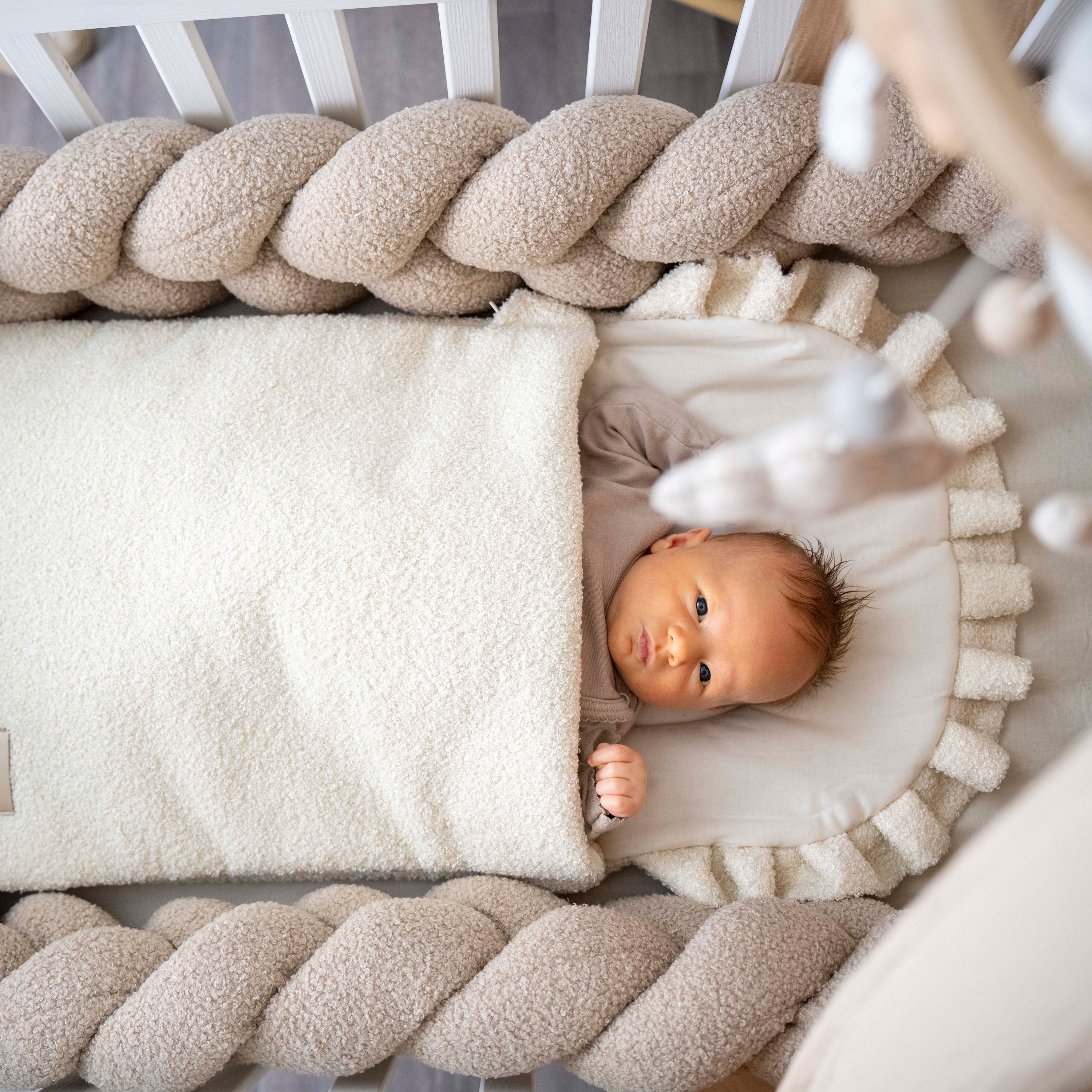 Babyschlafsack Dreamy Teddy Boucle - kuscheliger Ganzjahreschlafsack - Babyschlafsack