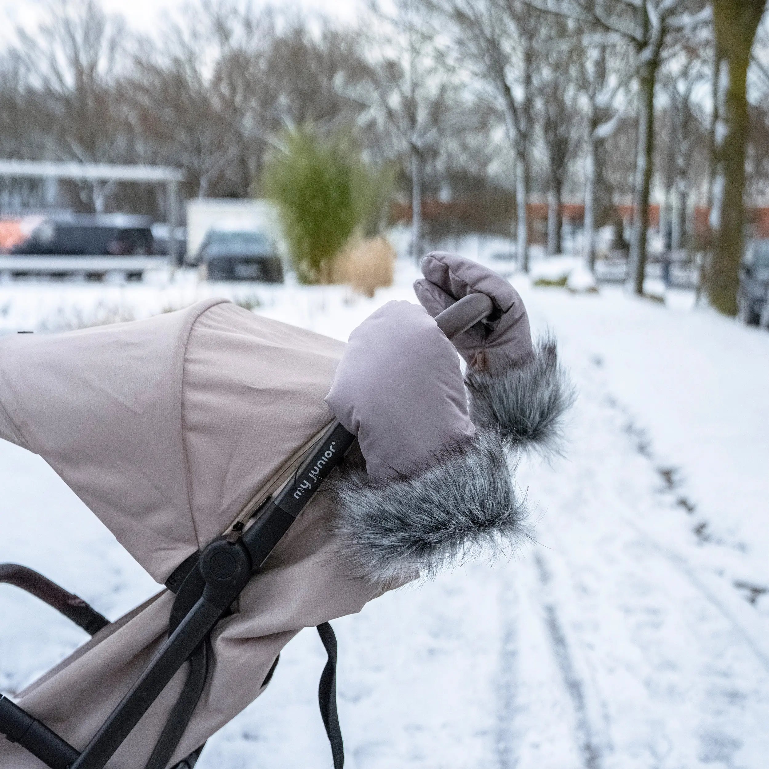 Handschuhe mit Fell für Kinderwagen – Handwärmer District for Kids