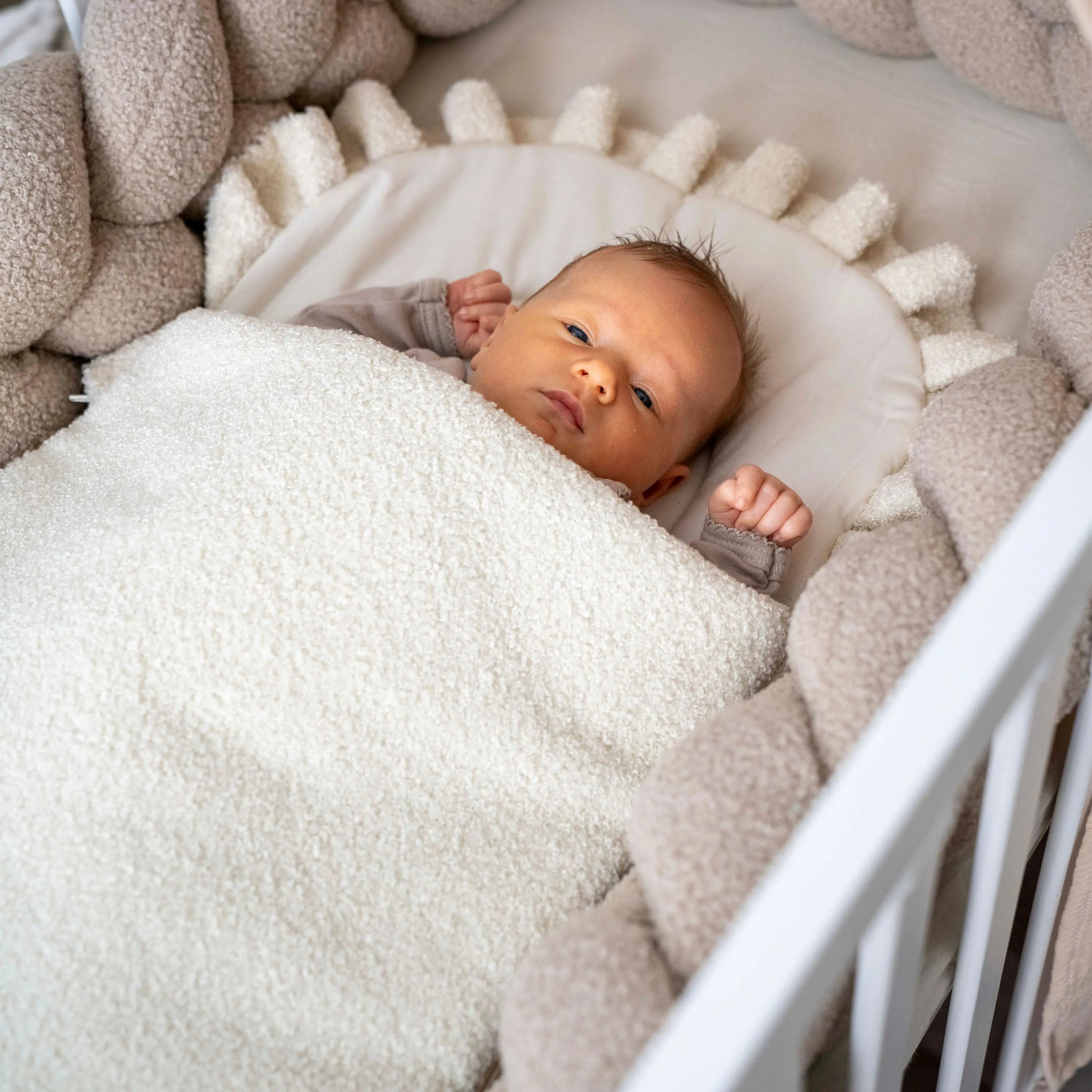 Babyschlafsack Dreamy Teddy Boucle - kuscheliger Ganzjahreschlafsack - Babyschlafsack
