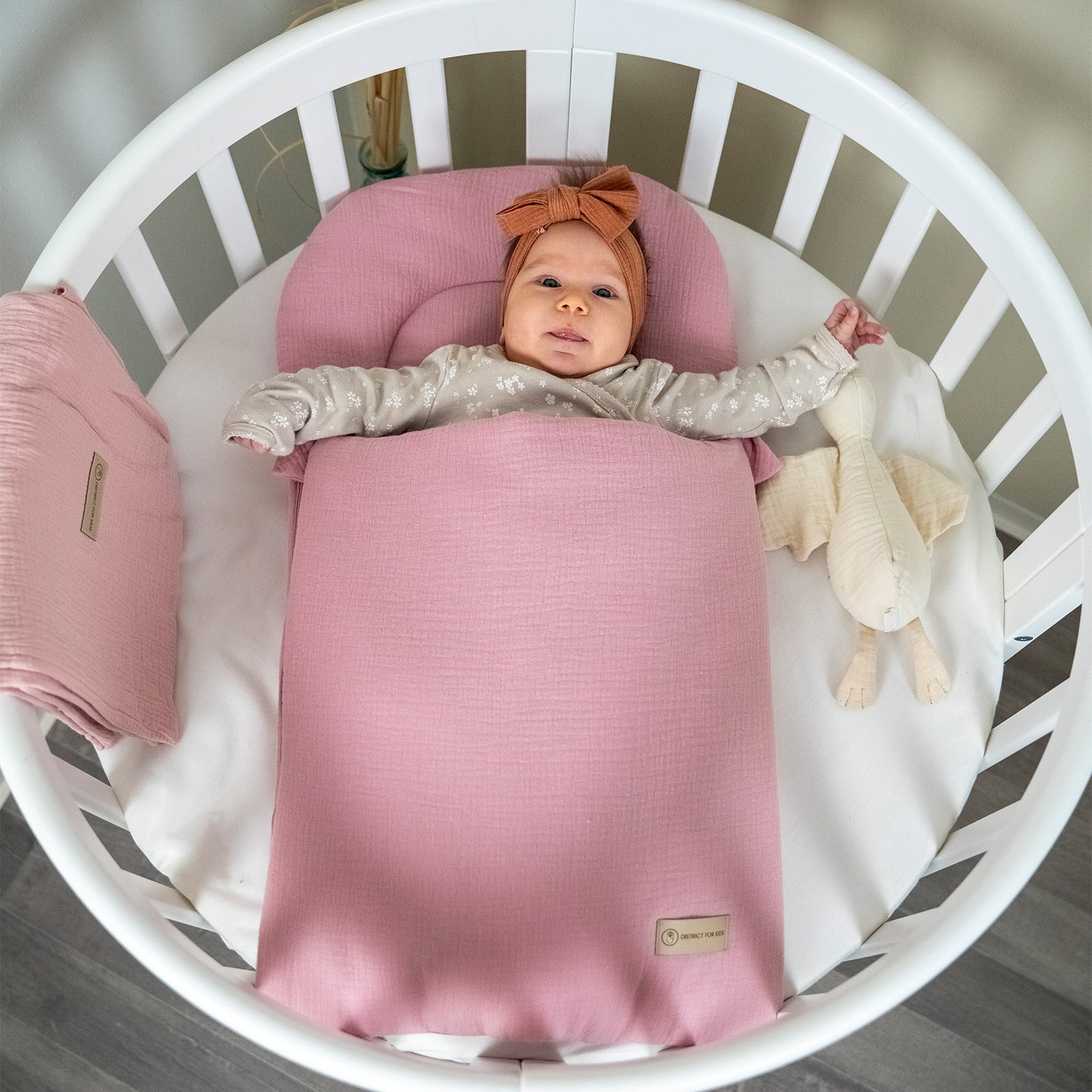 Babyschlafsack Sleepy Musselin – Atmungsaktiver Ganzjahresschlafsack - Babyschlafsack