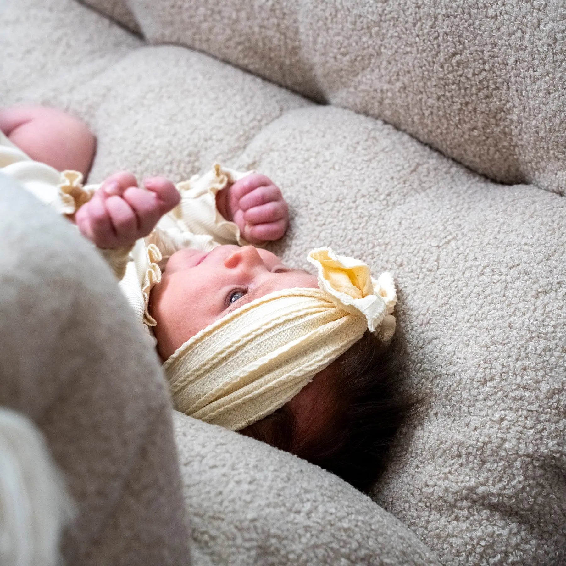 Matratze Bodenmatte Teddystoff Boucle für Kletterbogen Spielezimmer - Baby & Kleinkind