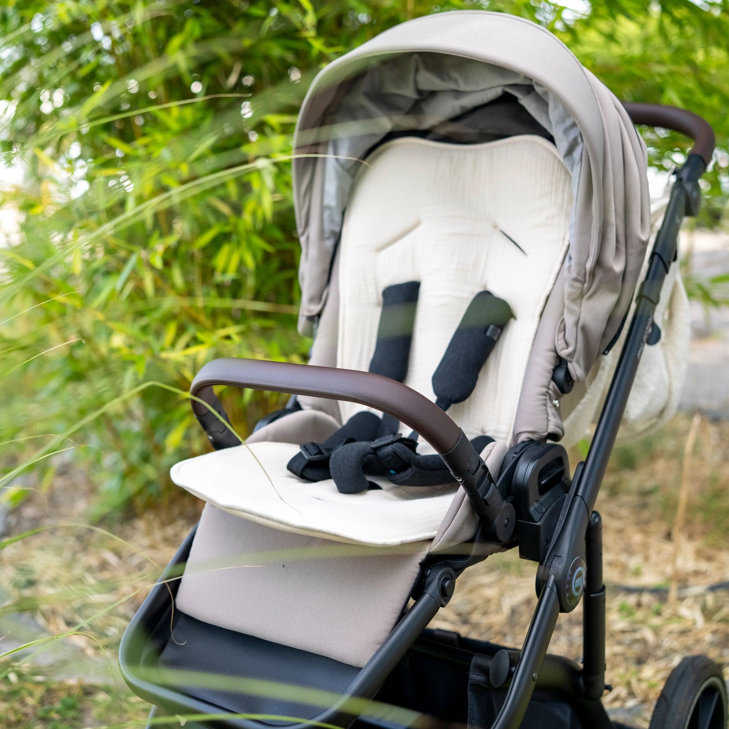 Sitzauflage Musselin für den Kinderwagen - universell passend - Einschlagdecke Autoschale