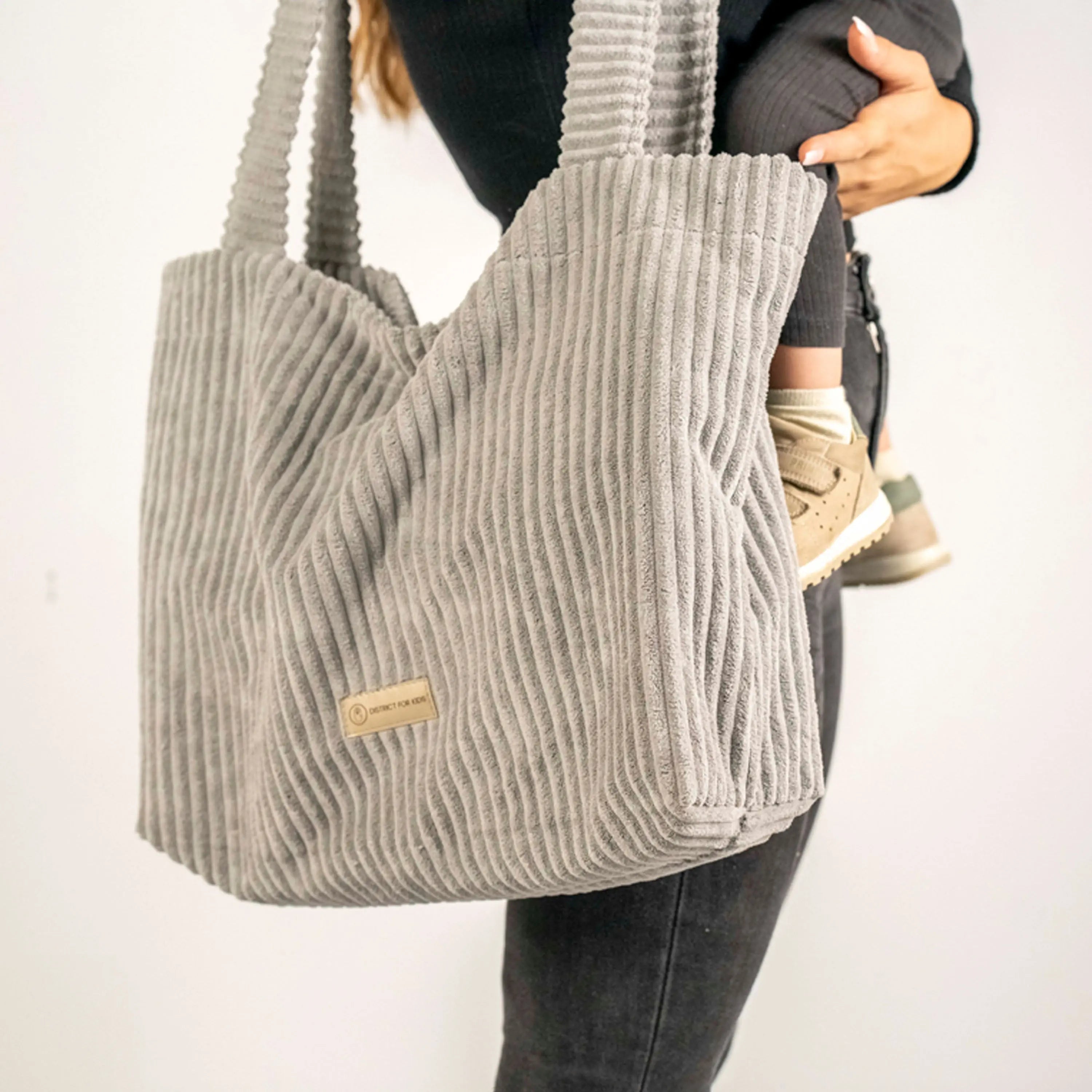 Wickeltasche Cord für den Kinderwagen- Mom bag - Wickeltasche
