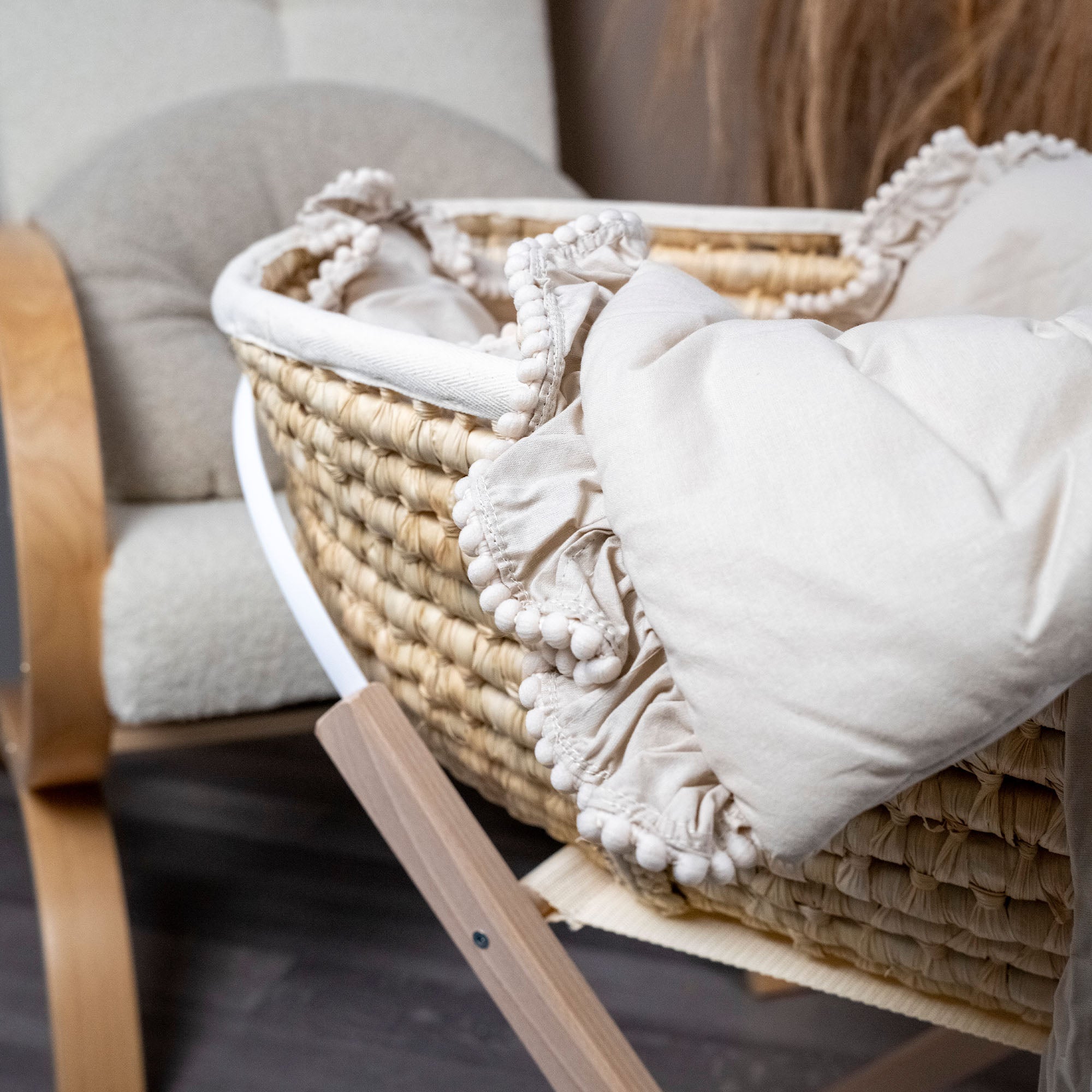 Babyhörnchen Boho für Babys – Puckdecke & Einschlagsdecke - Beige / 2.5 TOG - Einschlagdecke