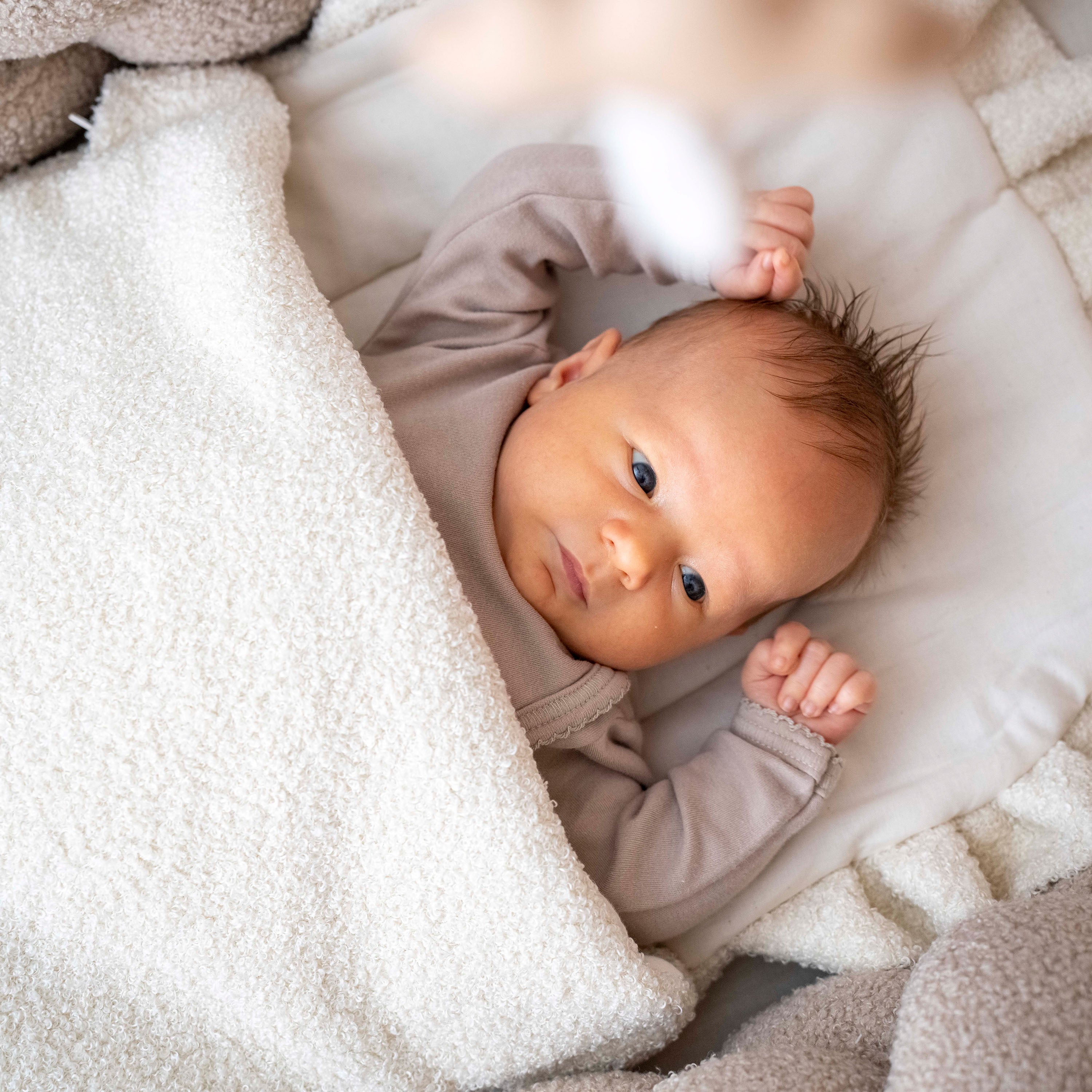 Babyschlafsack Dreamy Teddy Boucle - kuscheliger Ganzjahreschlafsack - Babyschlafsack